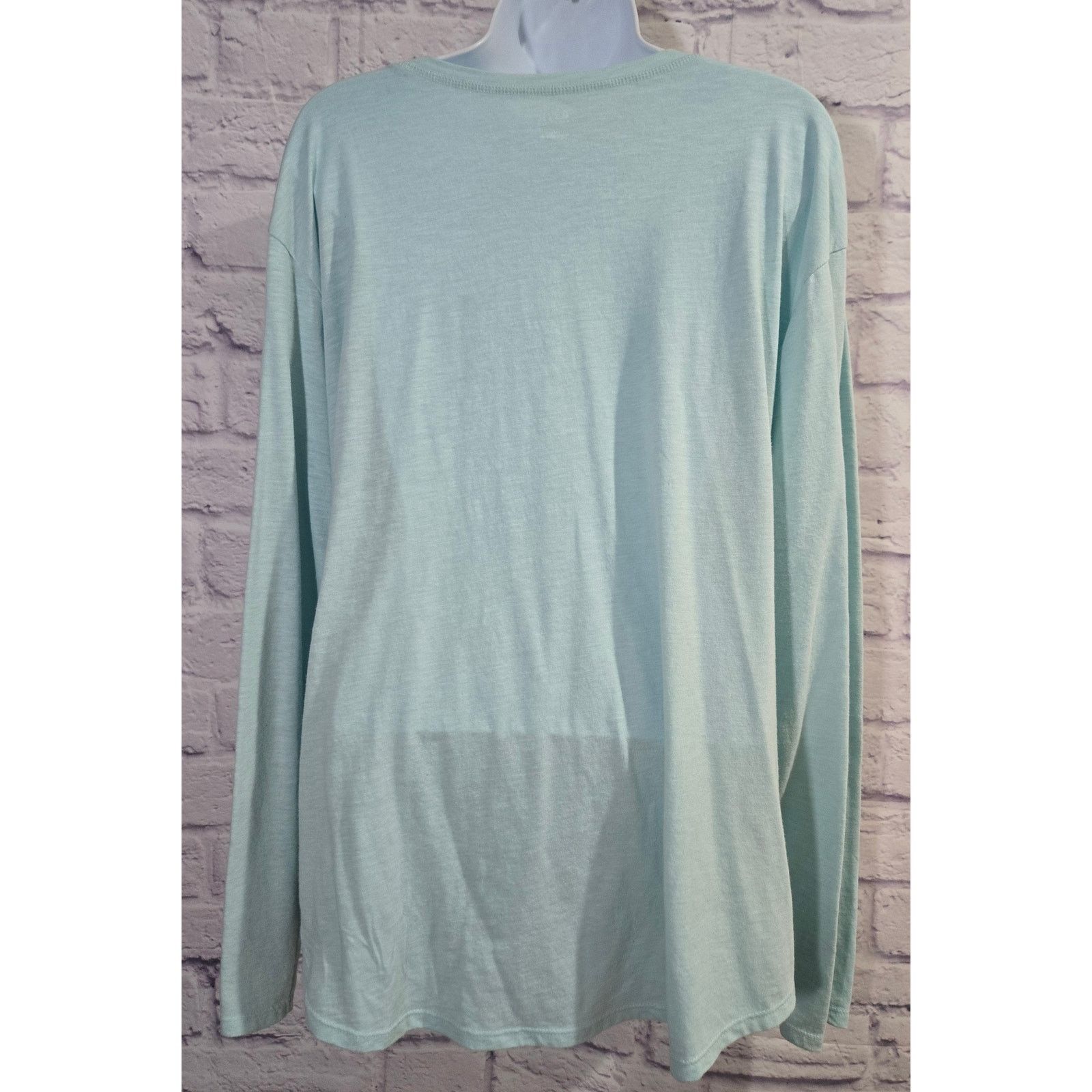 Other A.N.A. Light Blue Slub Knit T Shirt XXL Plus Lightweight Size 3XL / US 20-22 - 3 Thumbnail