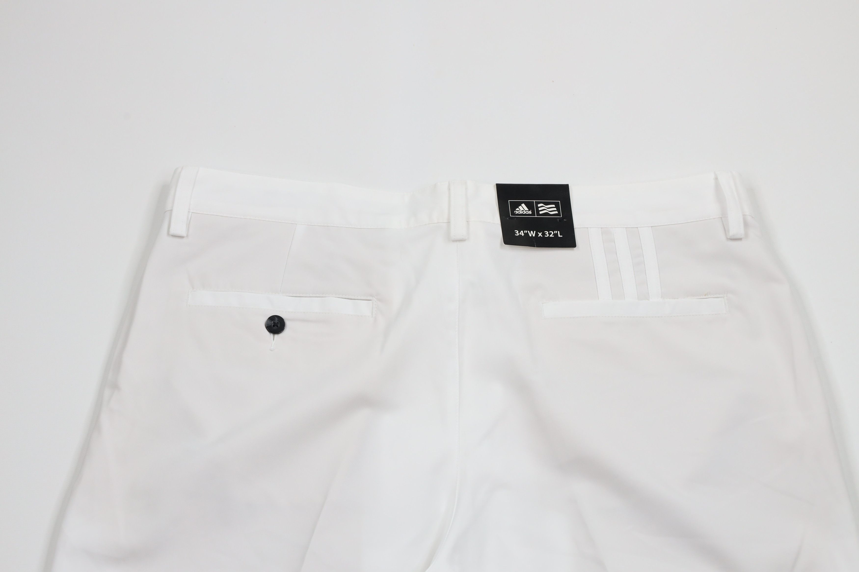 Adidas × Vintage New Adidas Golf Tech Wide Leg Golfing Chino Pants White Size US 34 / EU 50 - 10 Thumbnail