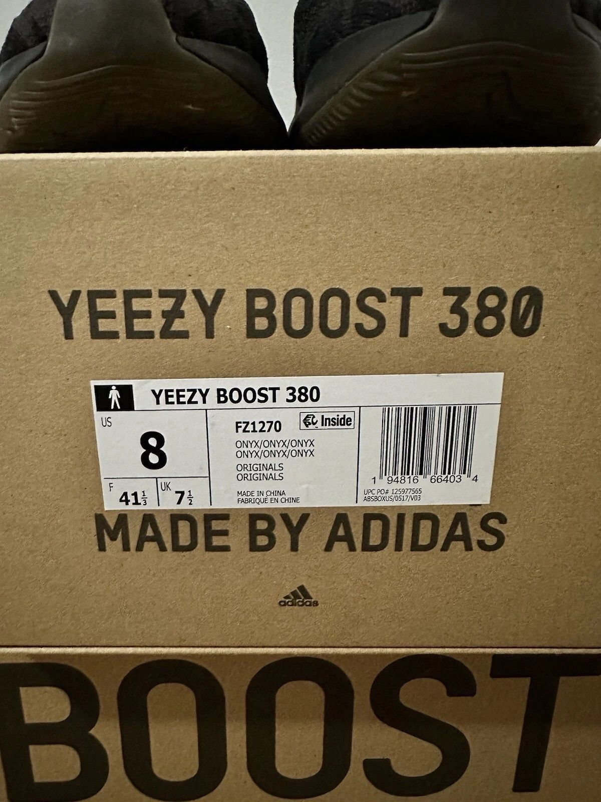 Yeezy Adidas Yeezy 380 Onyx Size US 8 / EU 41 - 7 Thumbnail