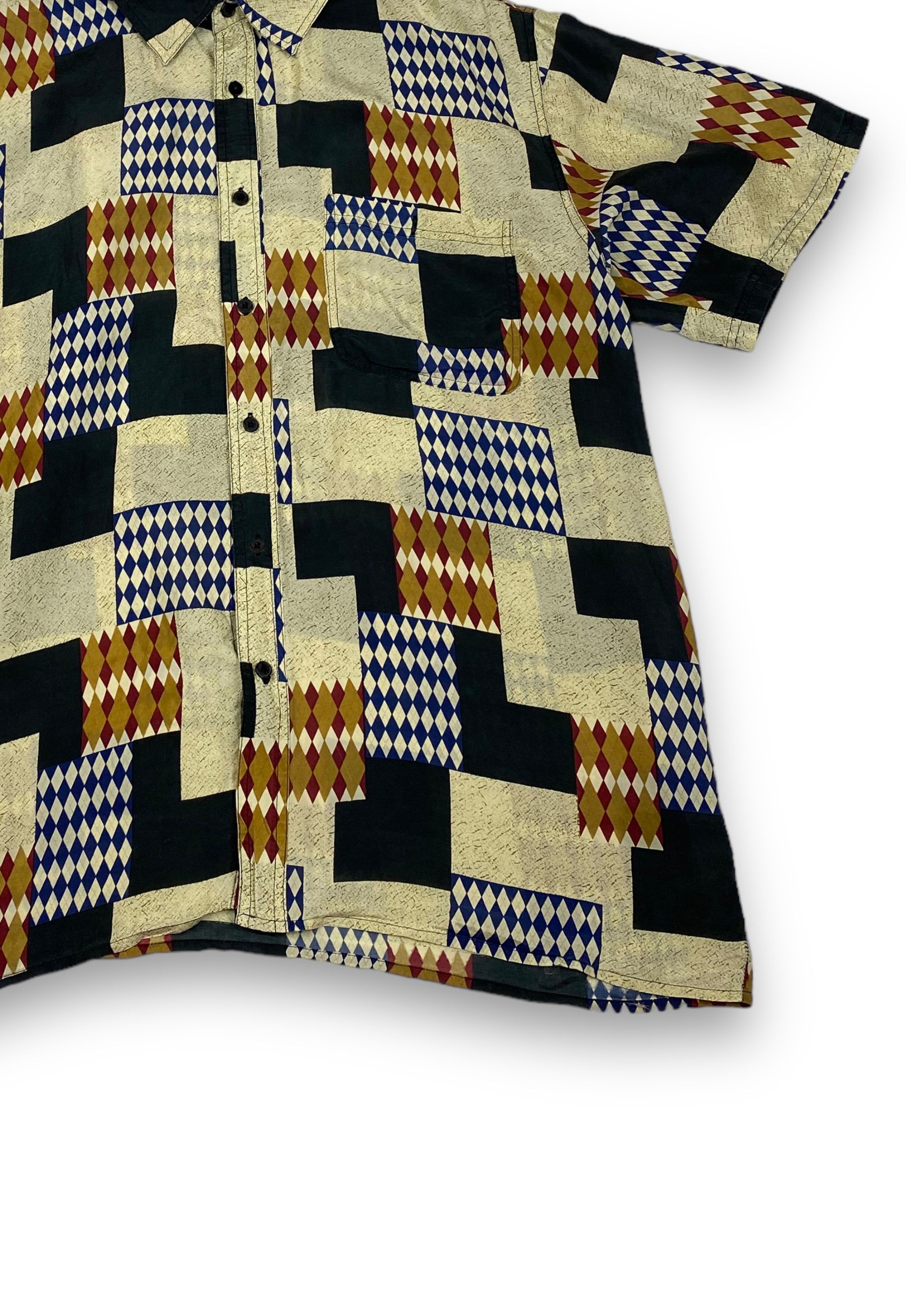Other !90s Vintage SANDWASH 100% Silk Button Up Shirt M678 Size US L / EU 52-54 / 3 - 2 Thumbnail