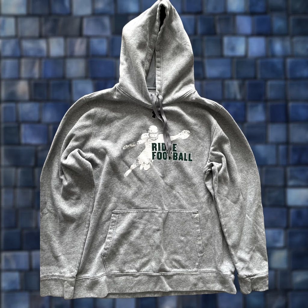 Under Armour Under Armour Hoodie Men’s XL Gray Ridge Football Sweatshirt Pockets Fleece Active Shirt Pullover Regular Size Mens Size US XL / EU 56 / 4 - 1 Thumbnail