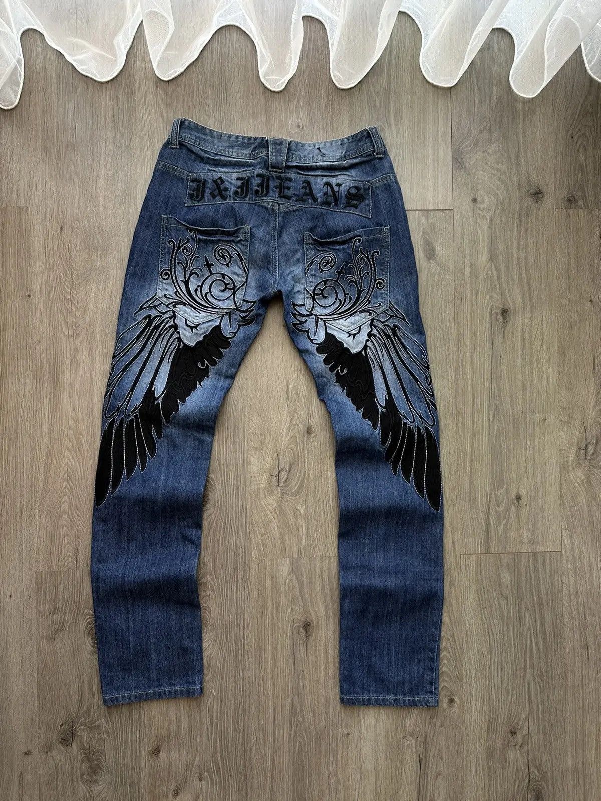 Christian Audigier × Ed Hardy × Vintage Vintage Ed Hardy Christian Audigier Style Pants Size US 31 - 2 Thumbnail