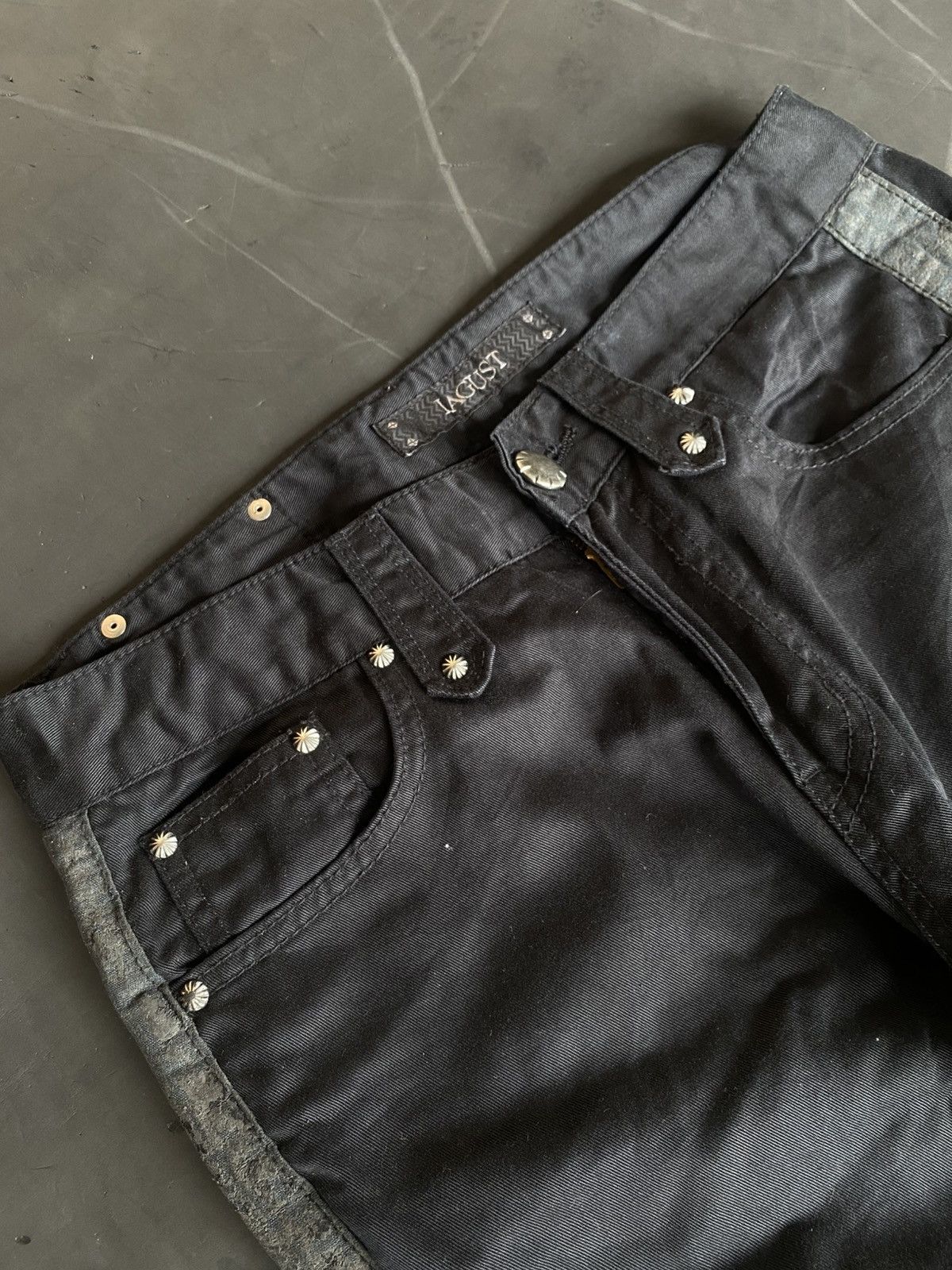 If Six Was Nine 💸BINDINGOFFER💸Lagust Flared Black Pants Size US 31 - 7 Thumbnail
