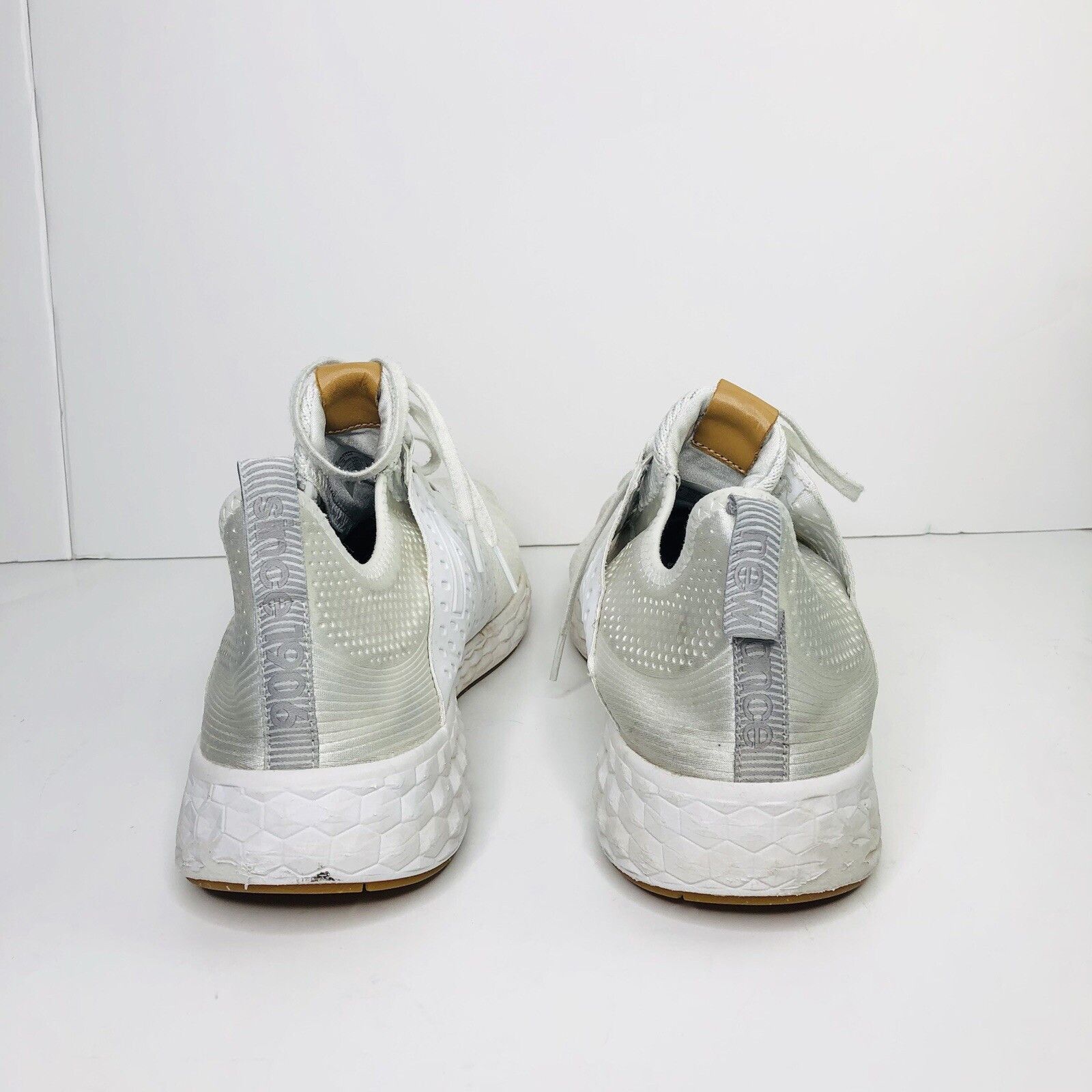 New Balance NB Fresh Foam Cruz V1 White Athletic Sneakers 14 Castlerock Size US 14 / EU 47 - 5 Thumbnail