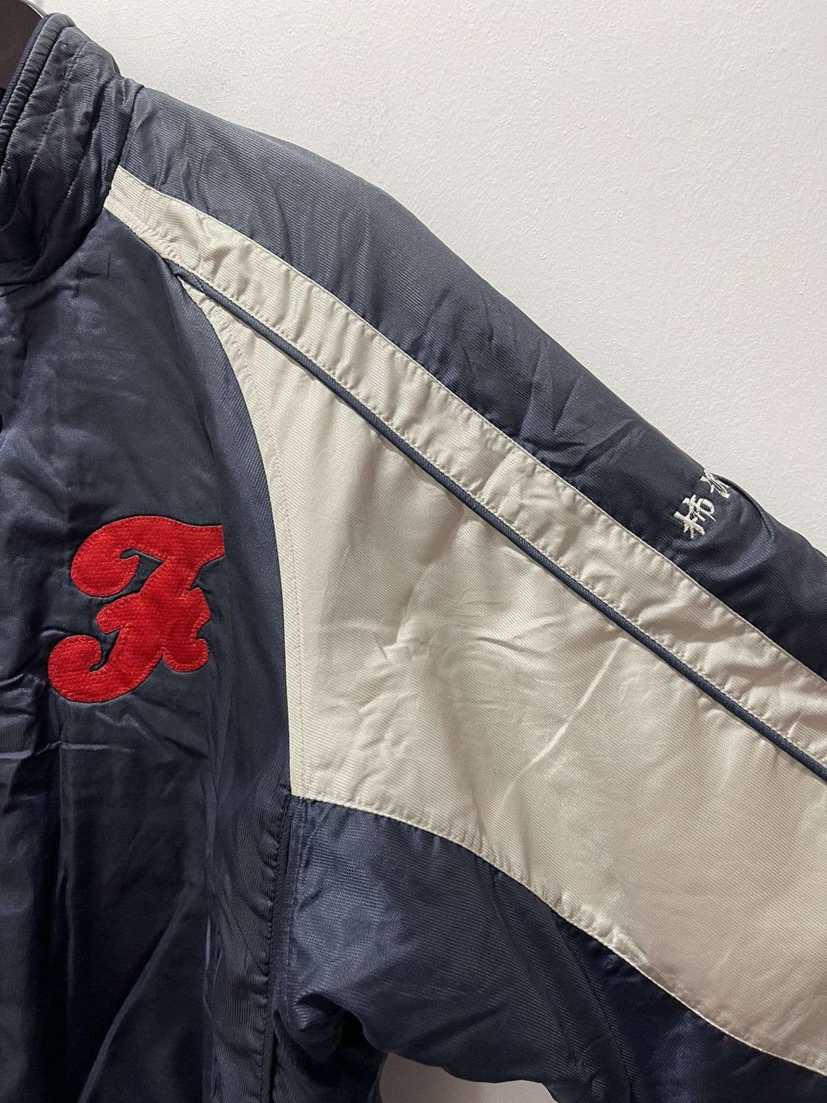 Vintage VINTAGE BASEBALL COAT RAWLING SATIN VARSITY JACKET Size US L / EU 52-54 / 3 - 4 Thumbnail