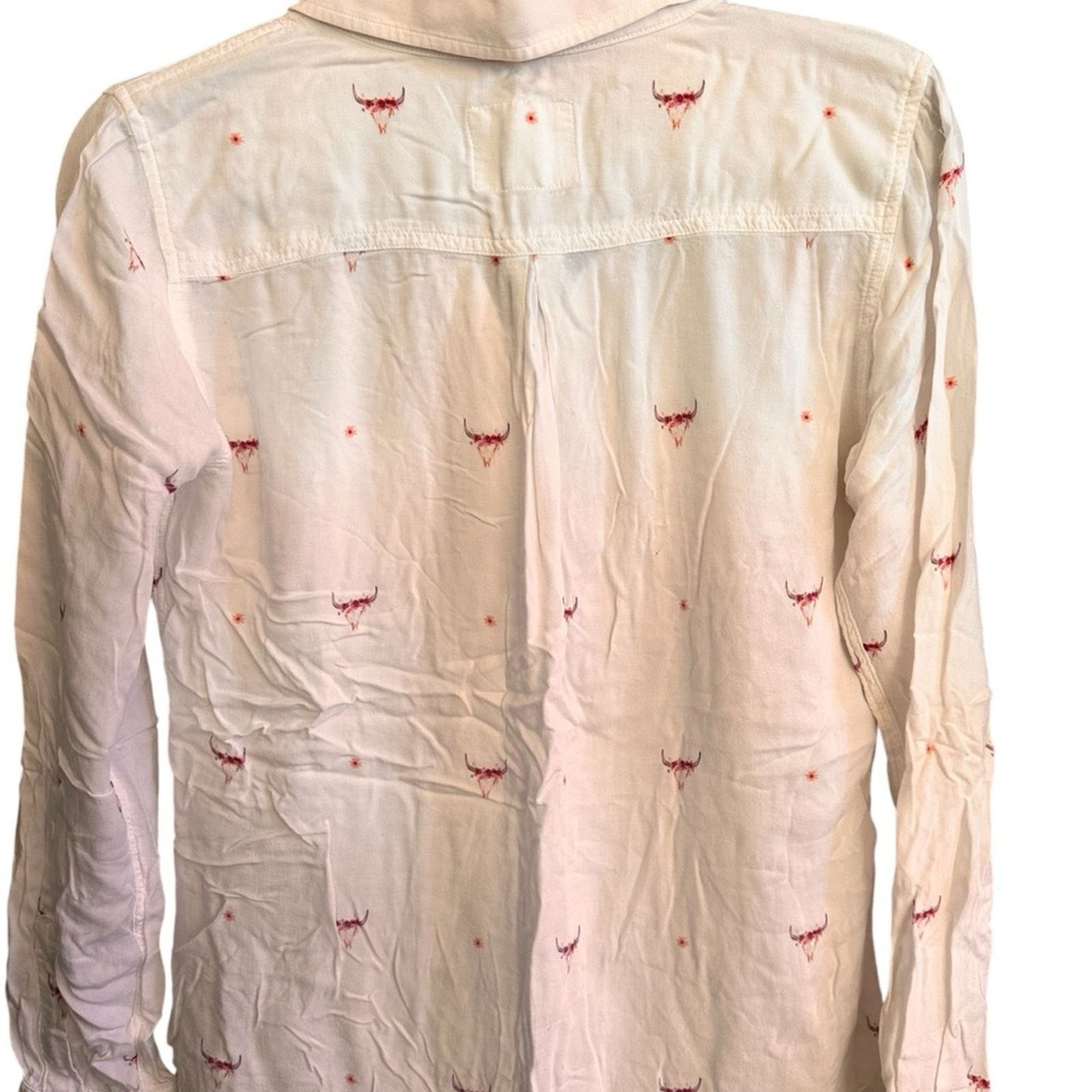 Rails Rails “Rocsi” Button Down in Indio Print – White – Size XS Size XS / US 0-2 / IT 36-38 - 10 Thumbnail