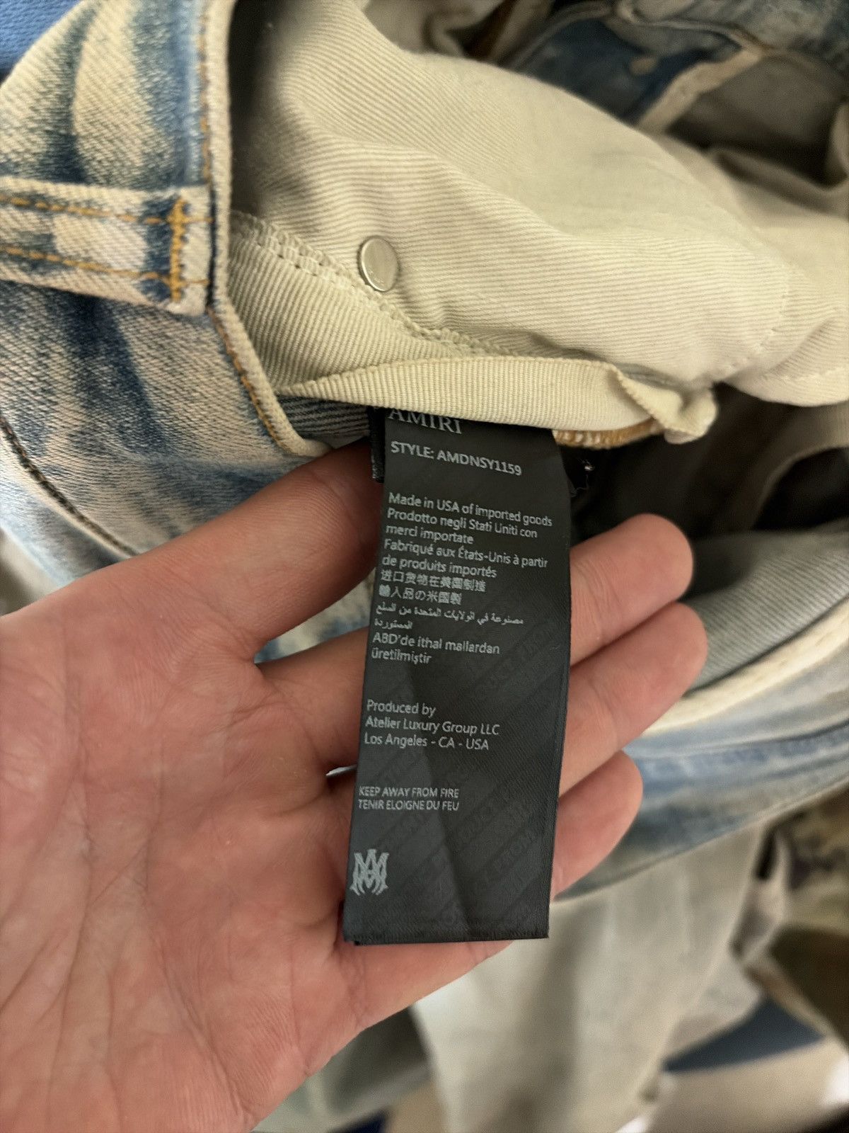 Amiri Amiri denim 25FW straight fit Size US 29 - 5 Thumbnail