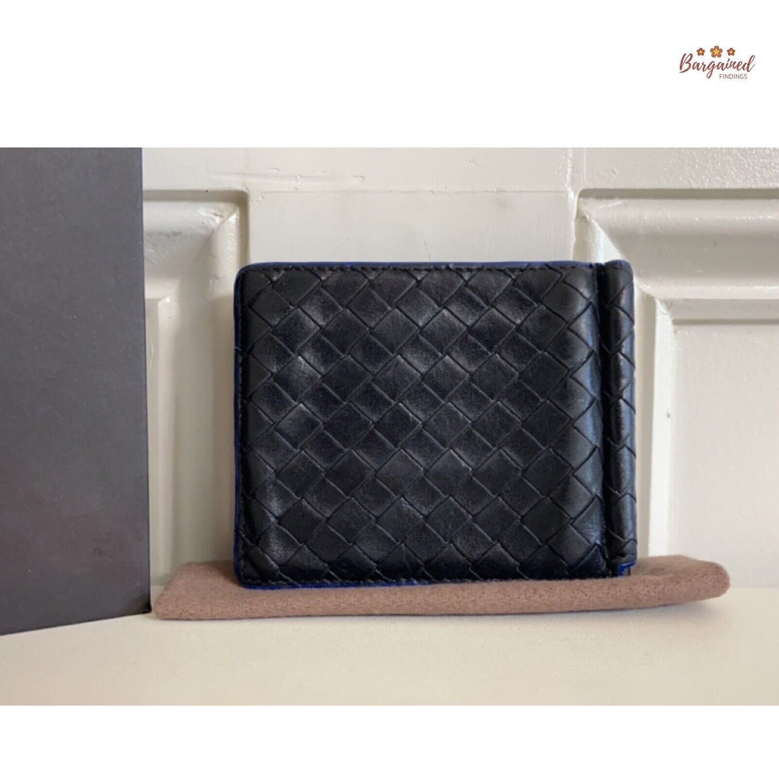 Bottega Veneta Bottega Veneta Intrecciato Leather Money Clip Bifold Wallet Size ONE SIZE - 2 Thumbnail