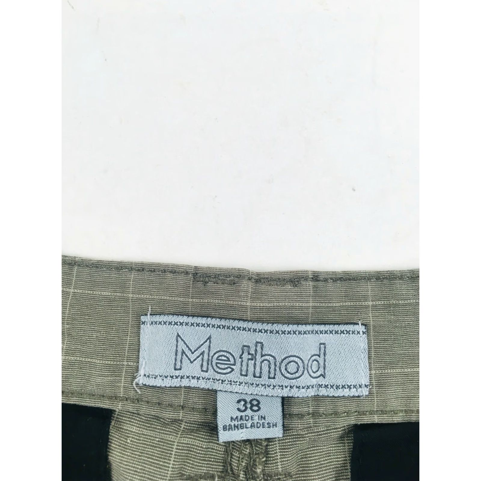 Vintage Method Chino Shorts Mens Size 38 Greenish Brown Checkered Outdoor Casual Pockets RN63925 Size US 38 / EU 54 - 6 Thumbnail
