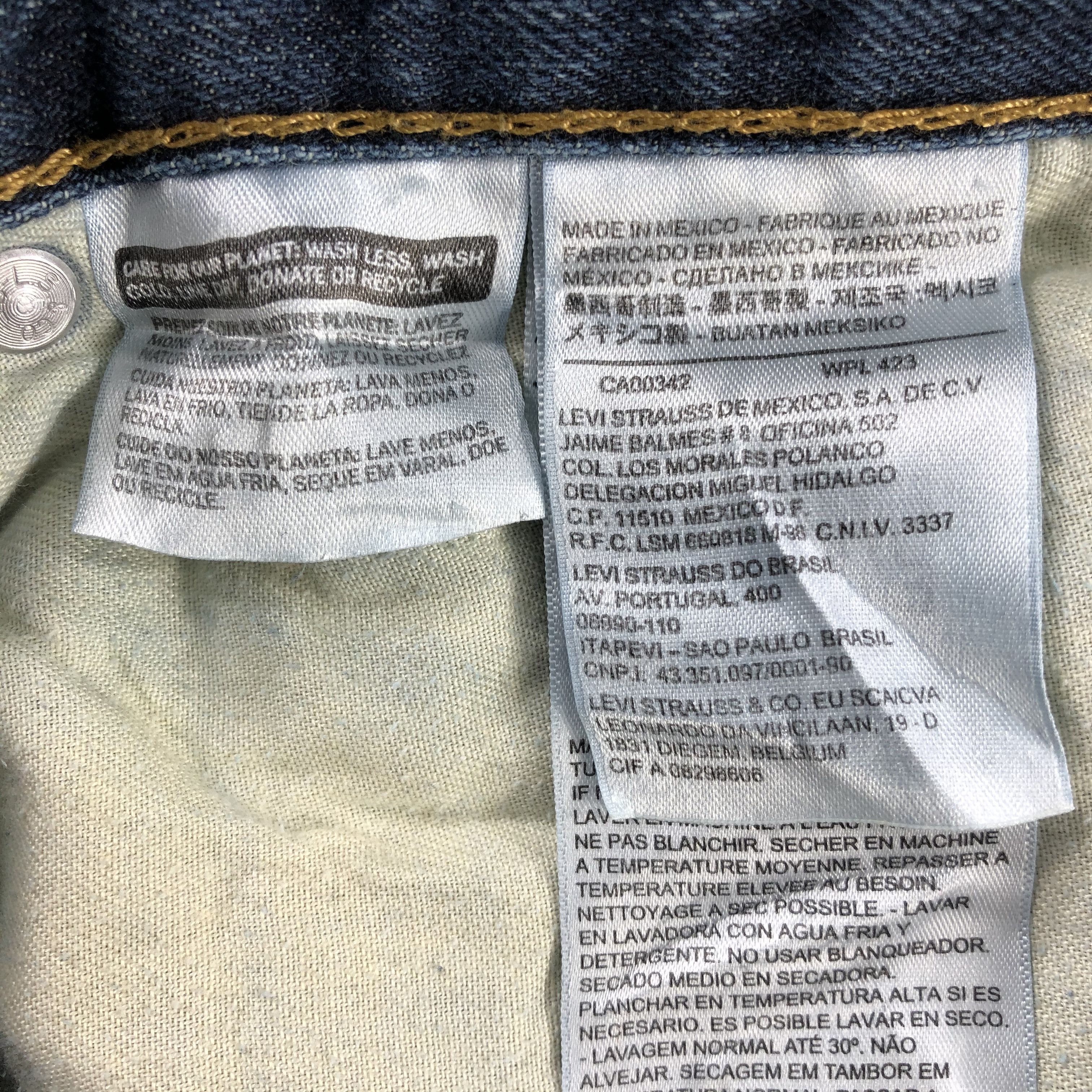 Levi's Vintage Blue Wash Levis 569 Jeans-J2276 Size US 40 / EU 56 - 16 Thumbnail