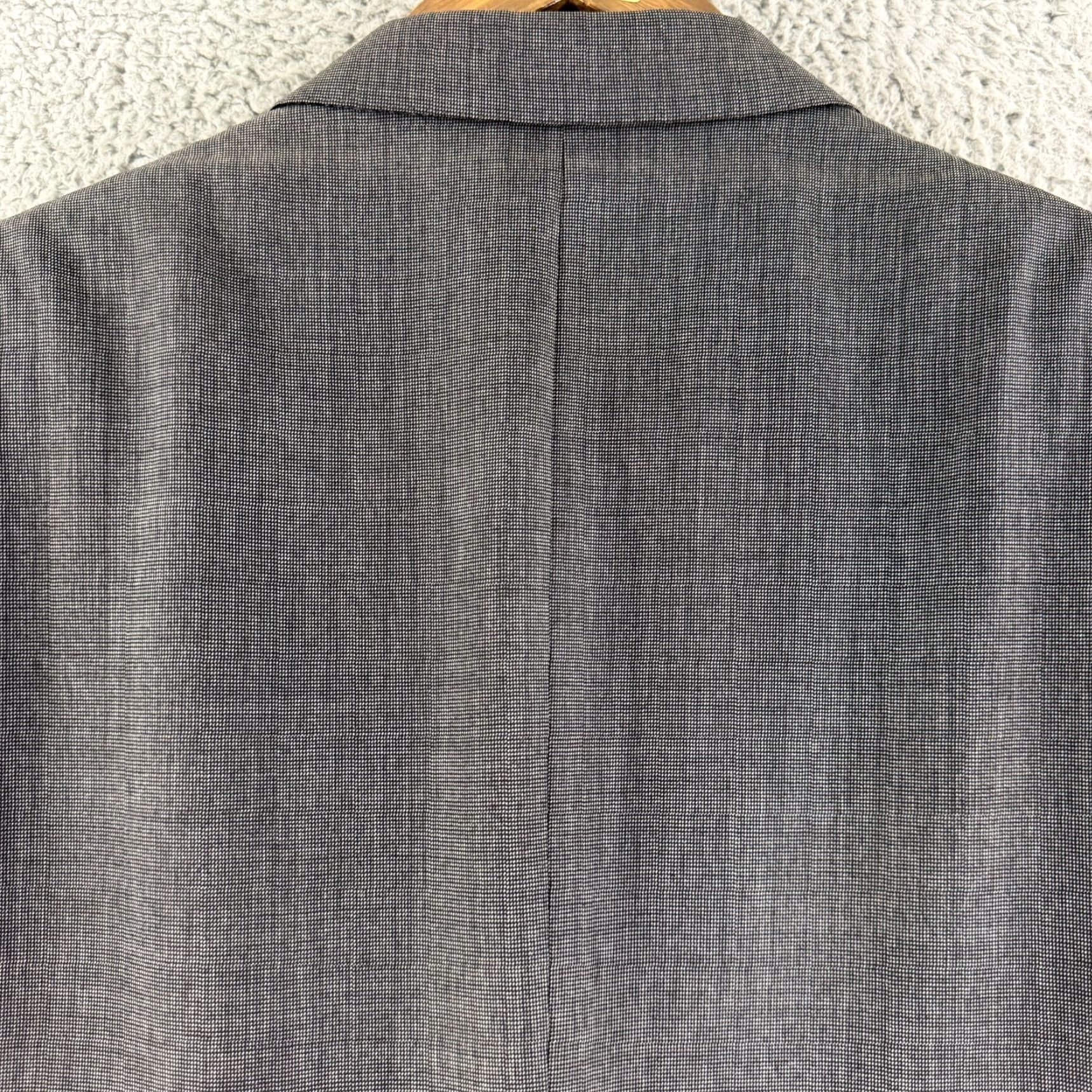 Canali Canali Blazer Coat Jacket Mens 44R Gray 100% Wool Made in Italy LS Blazer Size 44R - 6 Thumbnail