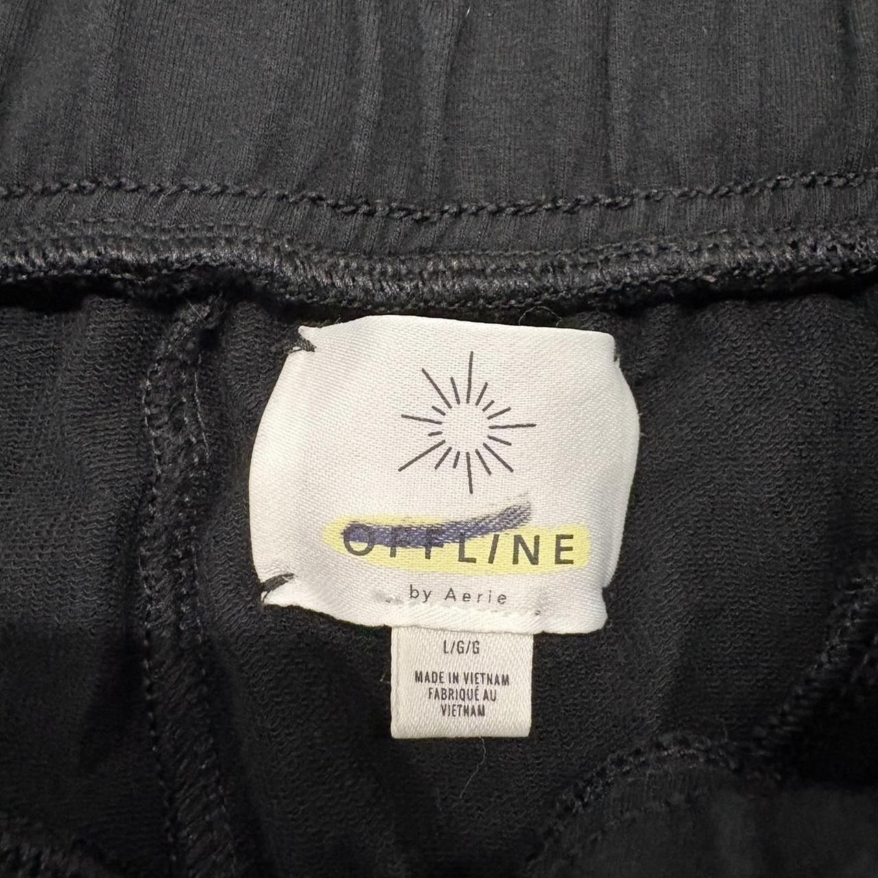 Vintage Crazy Vintage Y2K/2000s Super Baggy Wideleg Black Striped Sweatpants! Size US 36 / EU 52 - 7 Thumbnail