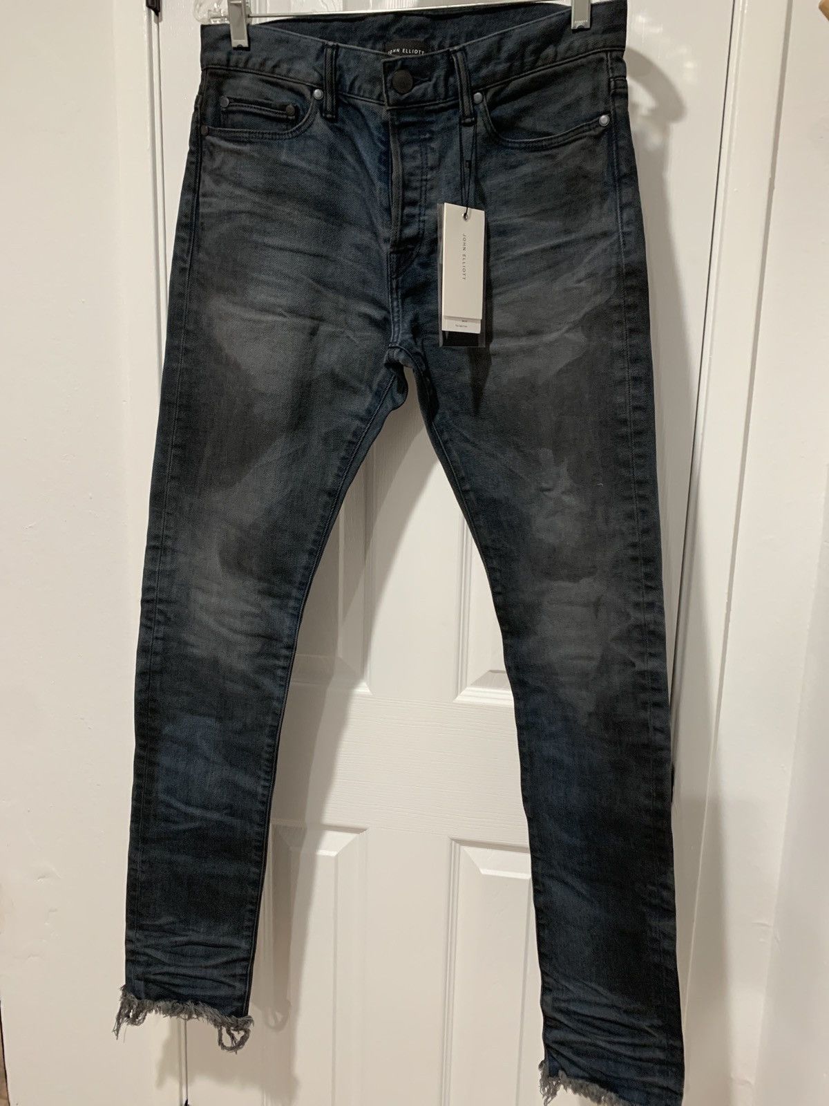 John Elliott John Elliott The Cast 2 Ash Denim Raw Hem 30 Size US 30 / EU 46 - 3 Thumbnail