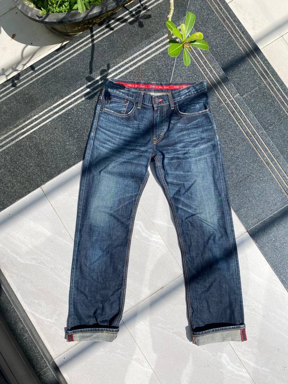 Edwin × Vintage 90’s EDWIN RARE POCKET LOGO JAPANESE BRAND 503 ROUTE DENIM Size US 32 / EU 48 - 2 Thumbnail