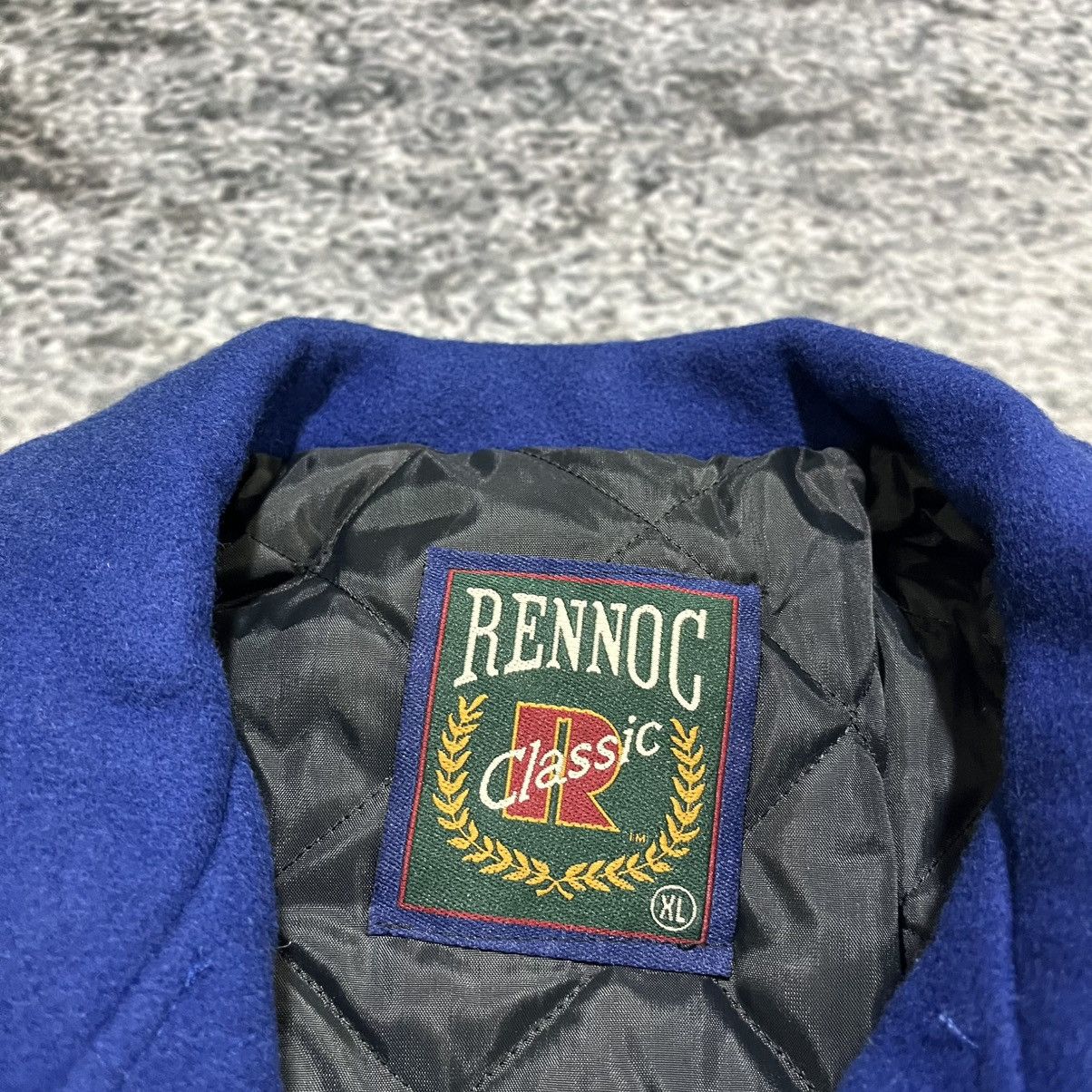 Rennoc VINTAGE RENNOC BLANK FULL ZIP VARSITY LETTERMAN JACKET Size US XL / EU 56 / 4 - 5 Thumbnail