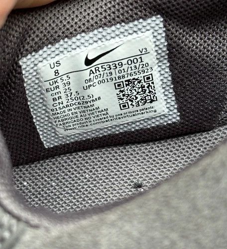 Nike Nike Air Force 1 Sage Low Night Women's Gray Suede Shoes Size US 8 / EU 41 - 16 Thumbnail