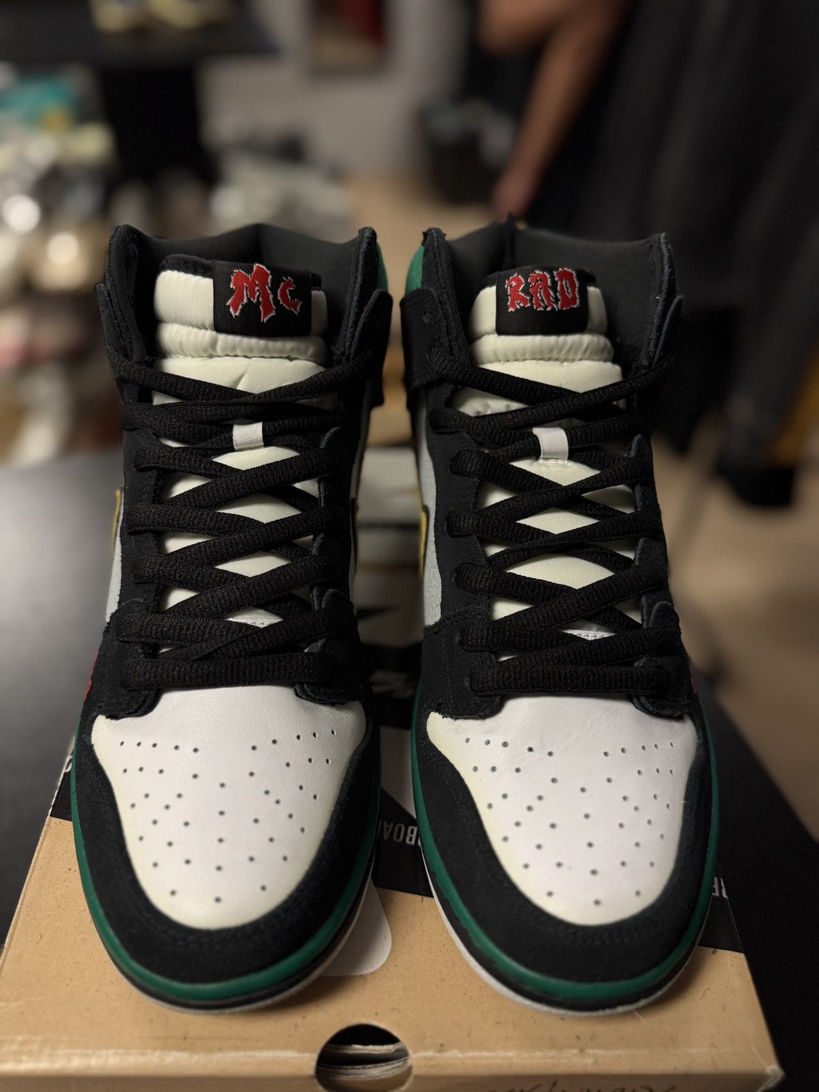 Nike Size 11 - Nike SB Dunk High Pro Premium Mcrad 554673-001 Size US 11 / EU 44 - 3 Thumbnail
