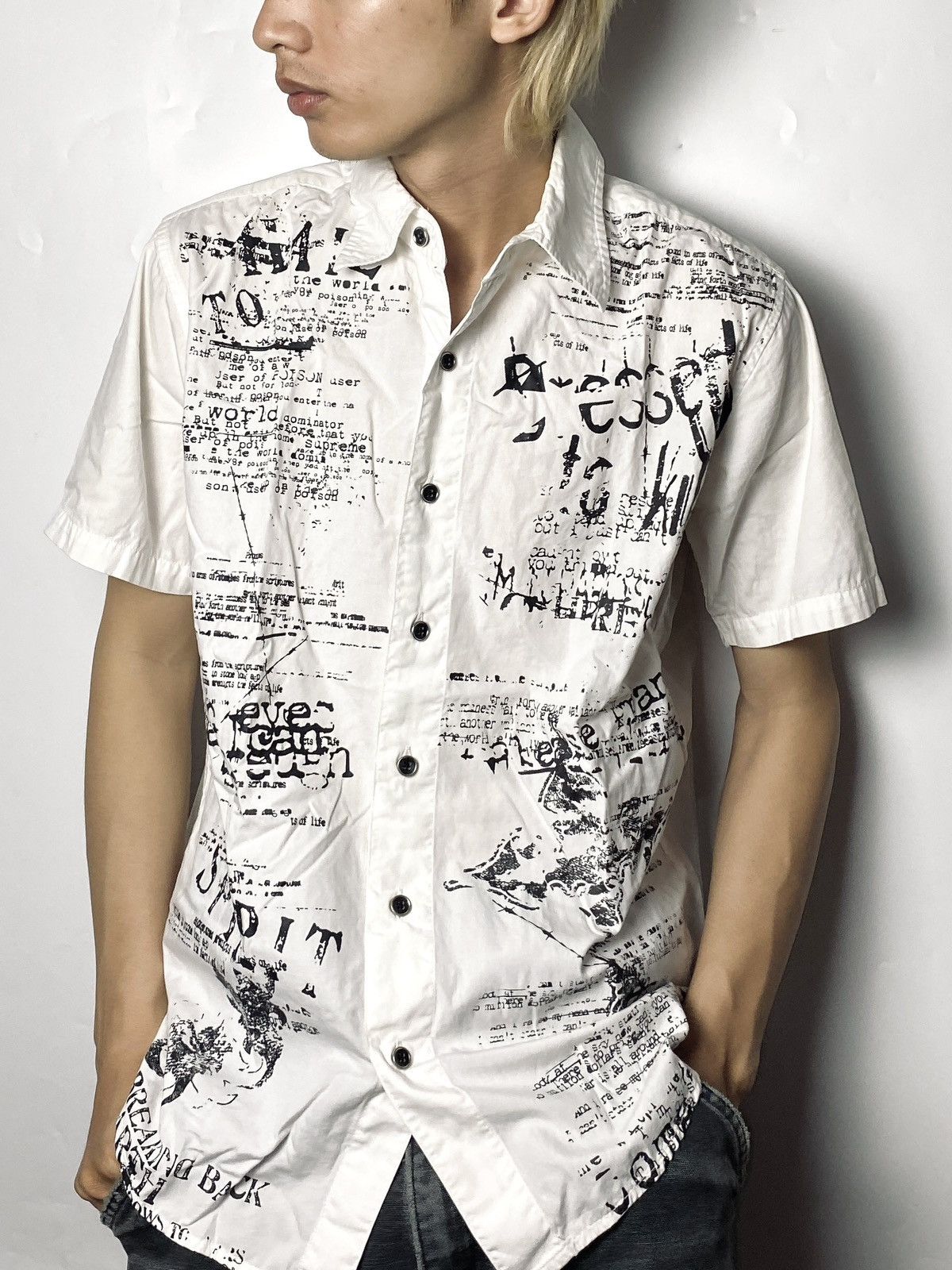 If Six Was Nine × Japanese Brand × Le Grande Bleu (L.G.B.) japanese brand poem skull mon na mes shirt Size US S / EU 44-46 / 1 - 7 Thumbnail