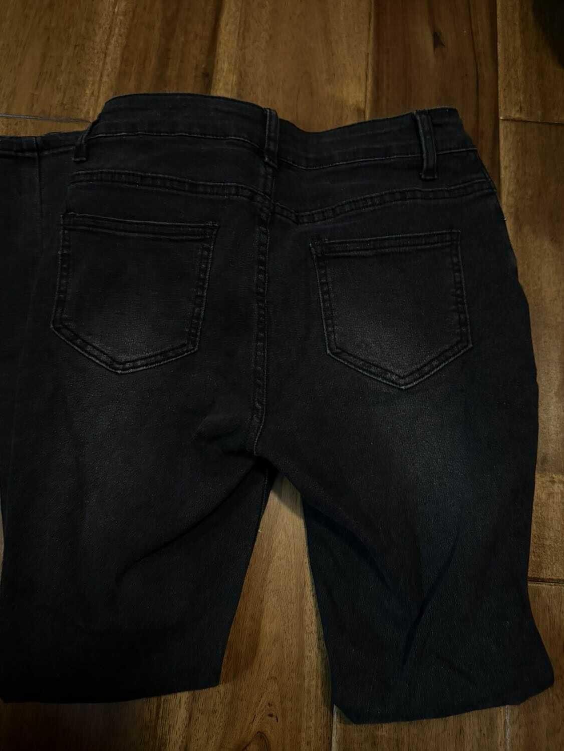 Shein black skinny jeans Size 27" / US 4 / IT 40 - 3 Thumbnail