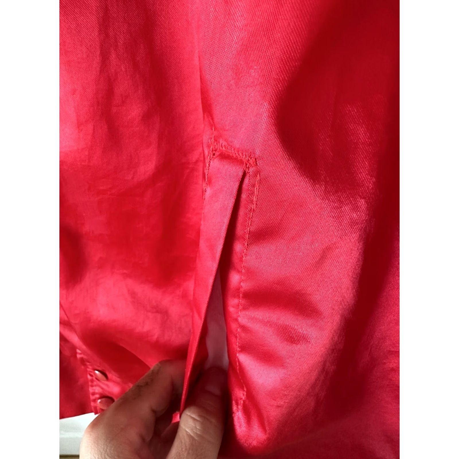 NASCAR VINTAGE NASCAR Satin Bomber Jacket Mens Medium Red 90s Racing Sportswear Jacket Size US M / EU 48-50 / 2 - 4 Thumbnail
