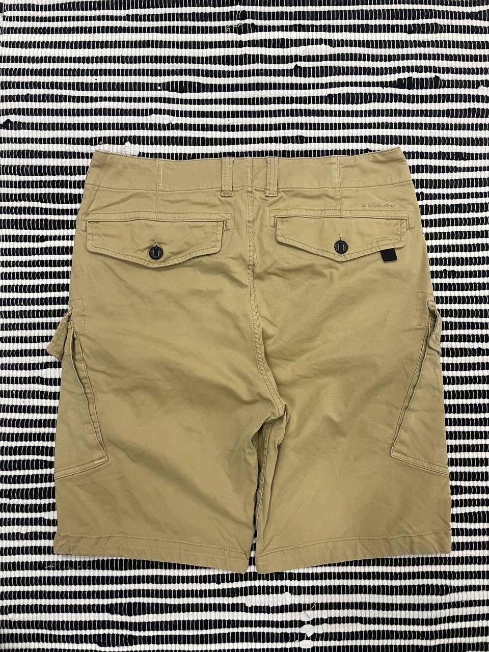 G-Star × Japanese Brand × Vintage Vintage G Star Raw Cargo Roxic Short Y2K Size US 33 - 6 Thumbnail