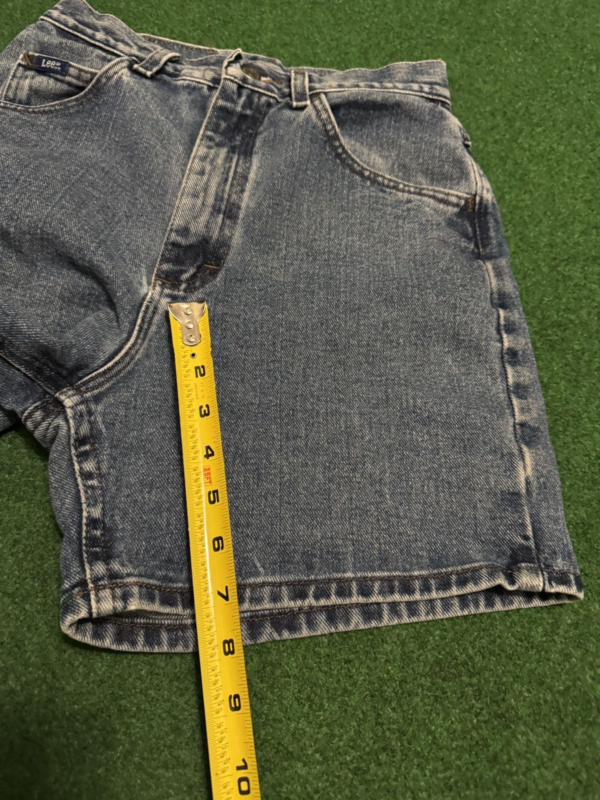 Vintage Vintage 90s Lee Jorts Womens 6 Med 26 7” Grunge Denim Shorts Size 28" / US 6 / IT 42 - 6 Thumbnail