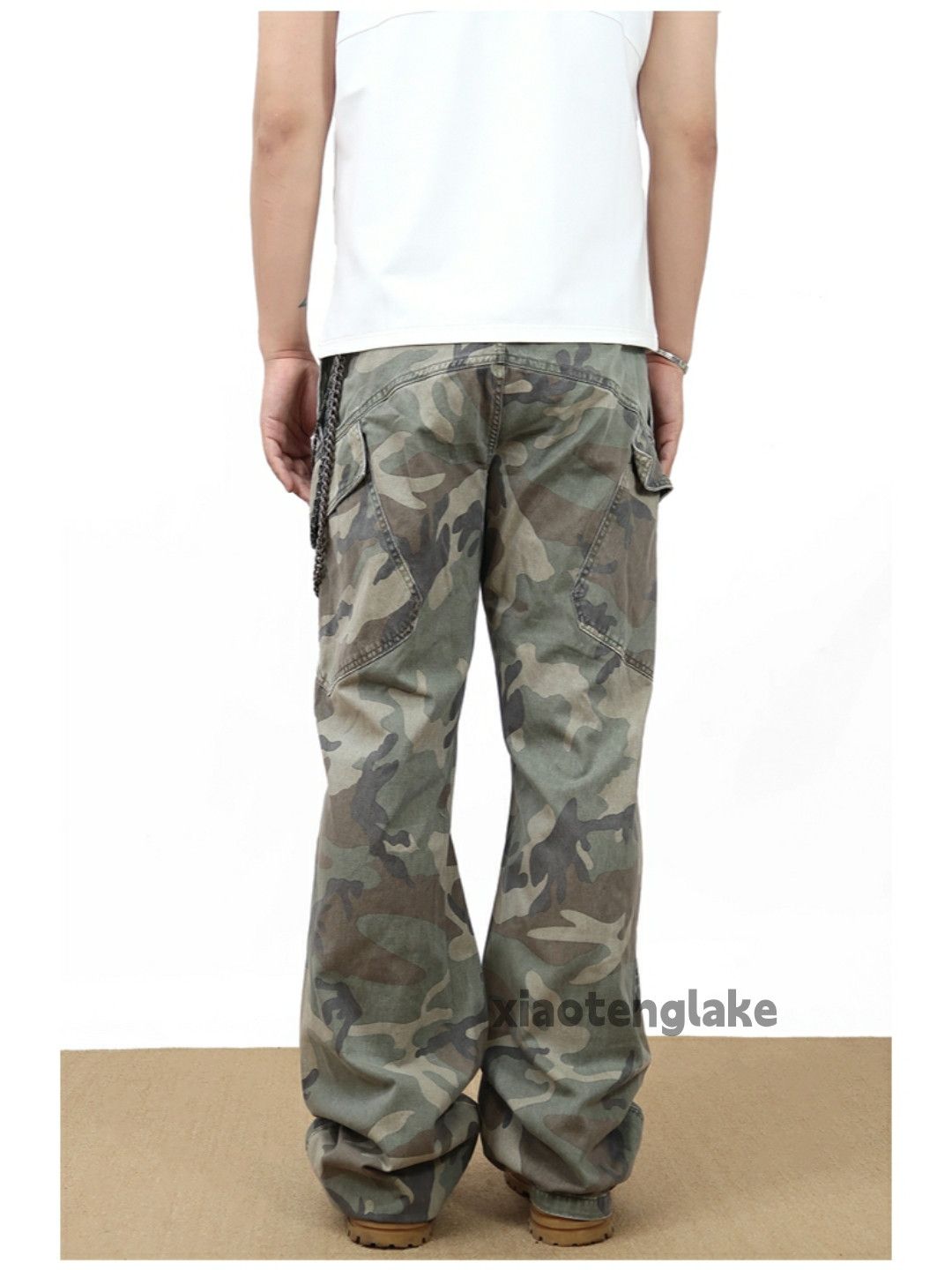 Designer Unisex outdoor utility loose baggy skate hiphop flared pants Size US 32 / EU 48 - 7 Thumbnail