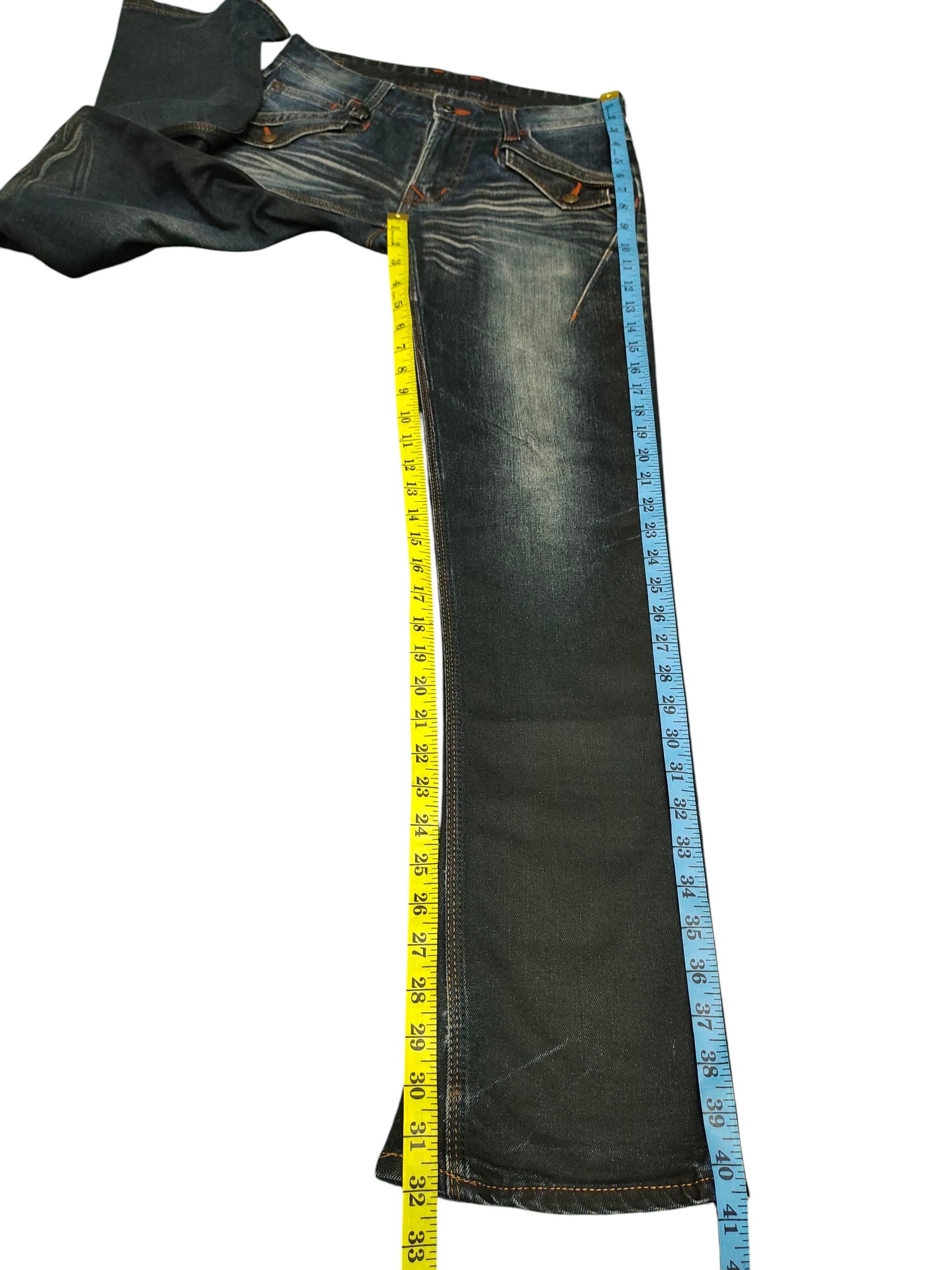 Nicole Club Flare Jeans Nicole Club Waxed Clawmark Slim Fit Bootcut Y2k Size US 30 / EU 46 - 14 Thumbnail