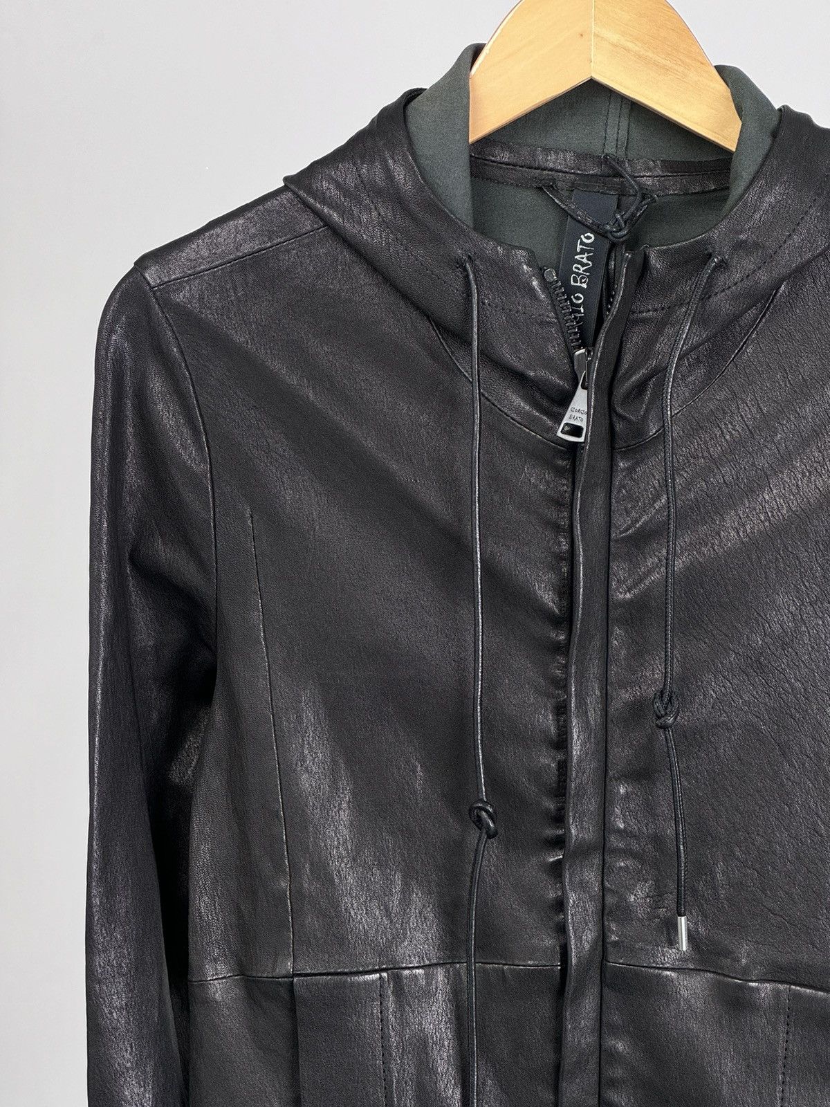 Giorgio Brato Leather zip up jacket Size US S / EU 44-46 / 1 - 7 Thumbnail