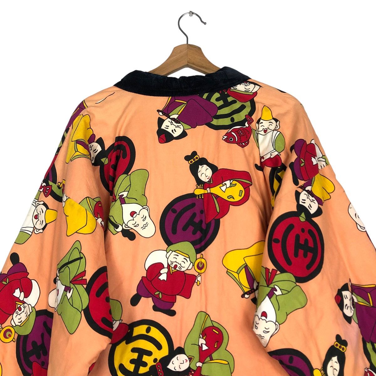Japanese Brand 🔥Vtg Traditional Kimono Japan Cartoon FullPrint Paquerette Size US M / EU 48-50 / 2 - 9 Thumbnail