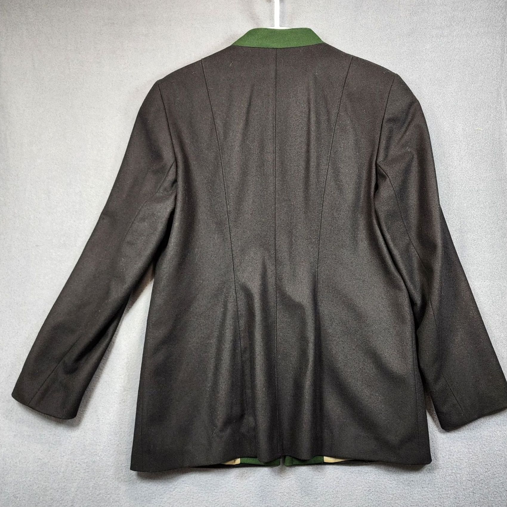 Vintage VINTAGE Tramontana Blazer Jacket Womens M Wool Black Green Germany Luxury Blazer Womens M Wool Black Green Germany Luxury Size M / US 6-8 / IT 42-44 - 2 Thumbnail