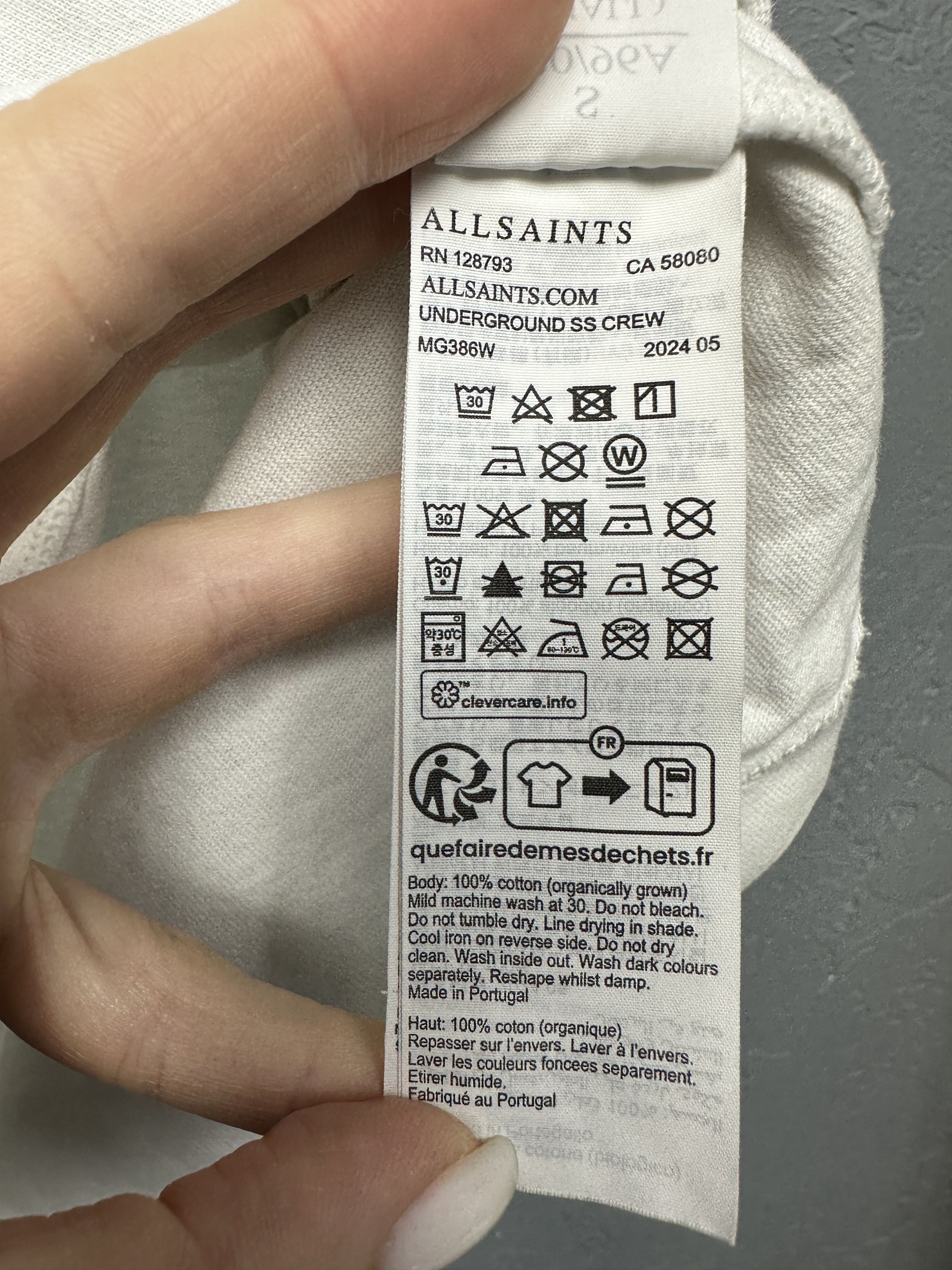 Allsaints Allsaints Mens Underground Oversized T-Shirt Size US S / EU 44-46 / 1 - 7 Thumbnail