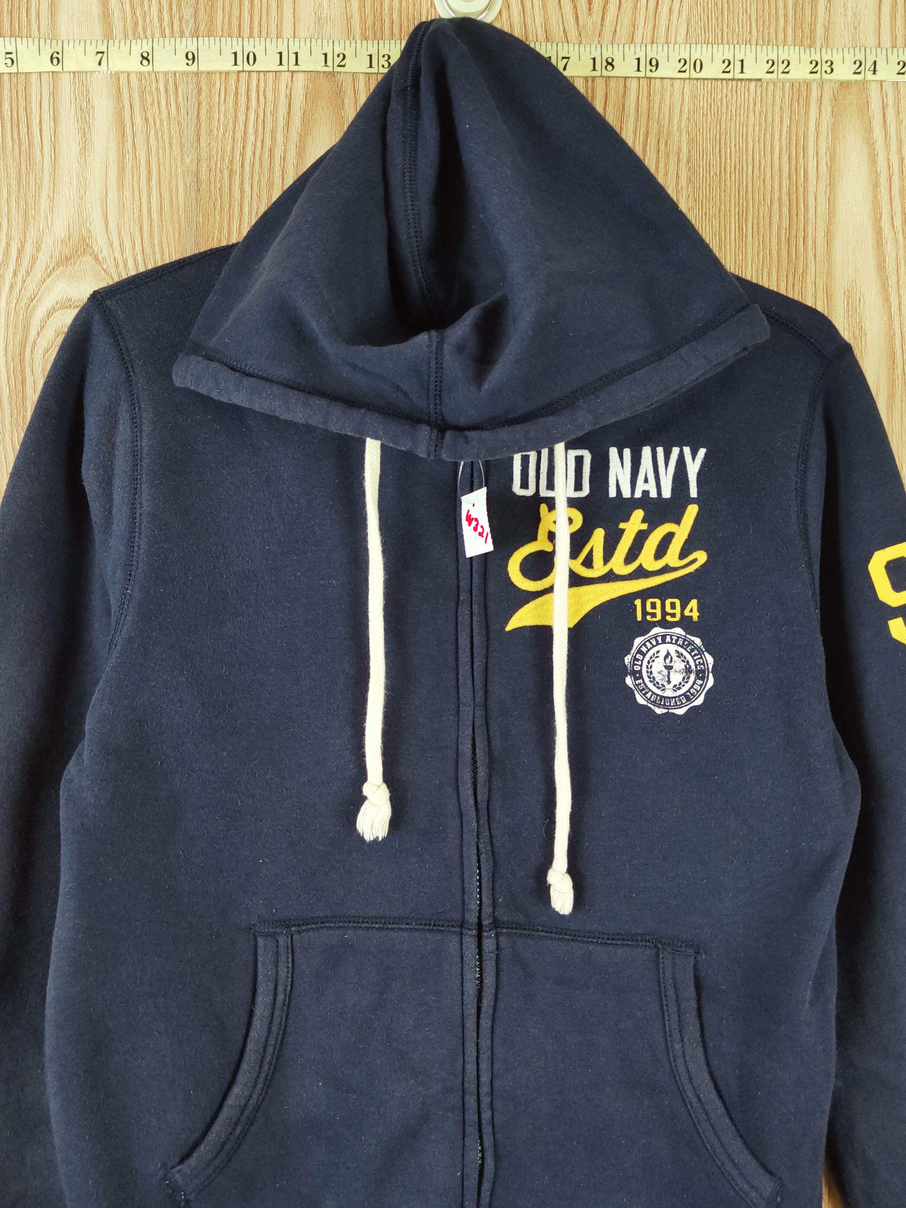 Japanese Brand Old Navy Dark Blue Hoodie Sweaters #W421 Size US XS / EU 42 / 0 - 2 Thumbnail