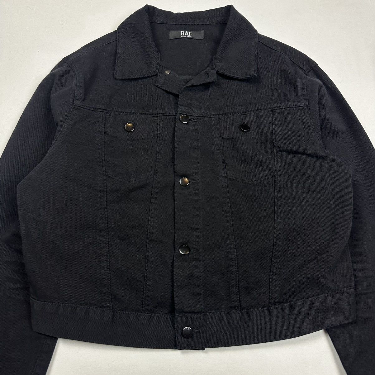 Raf Simons Raf By Raf Simons Cropped Wide Denim Jacket Size US M / EU 48-50 / 2 - 3 Thumbnail