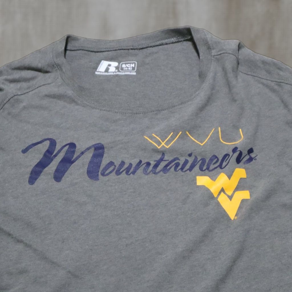 Vintage VINTAGE West Virginia Mountaineers Football T-Shirt Russell Men S Gray Sports 90s Size US S / EU 44-46 / 1 - 1 Thumbnail