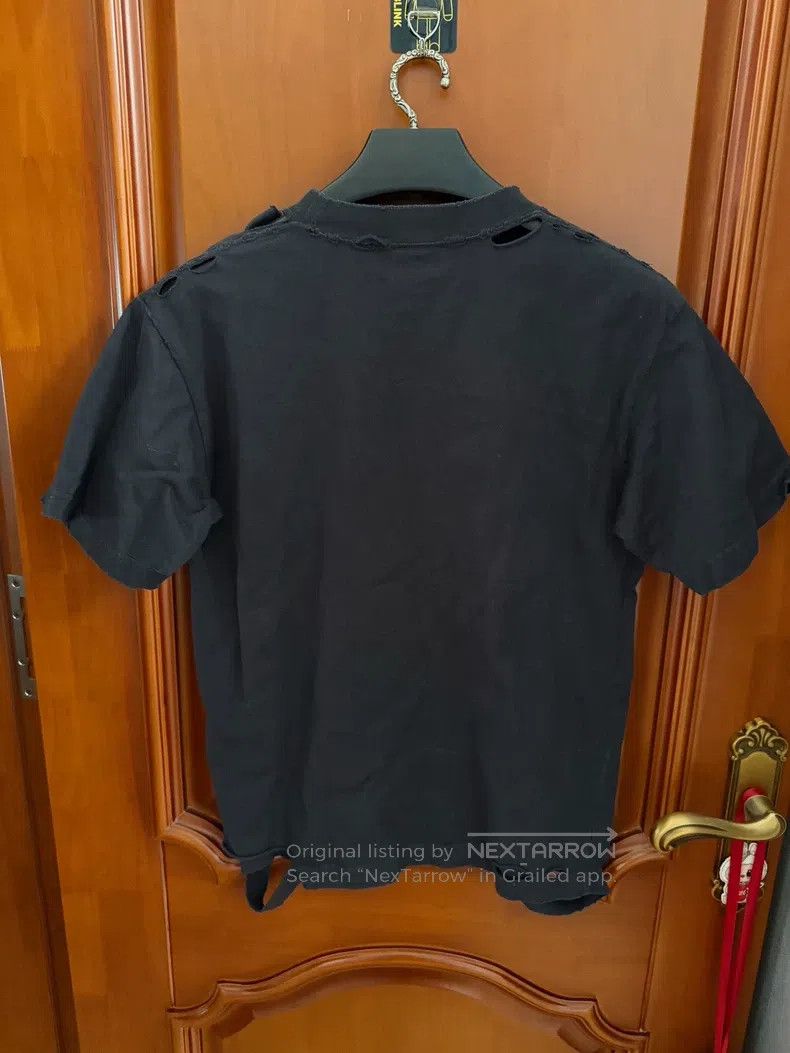 Balenciaga Balenciaga Earth print distressed short-sleeve Size US M / EU 48-50 / 2 - 2 Thumbnail