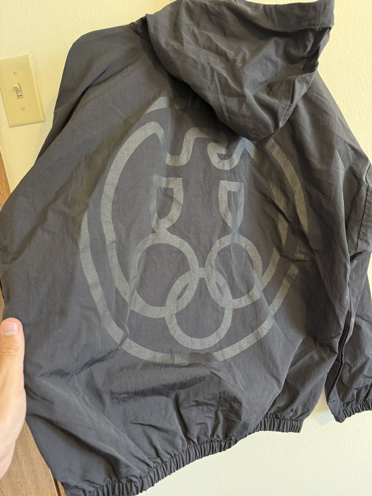 Gosha Rubchinskiy Yeezy WB-01 Windbreaker Jacket Black YZY Gosha Rubchinskiy Size US L / EU 52-54 / 3 - 3 Thumbnail
