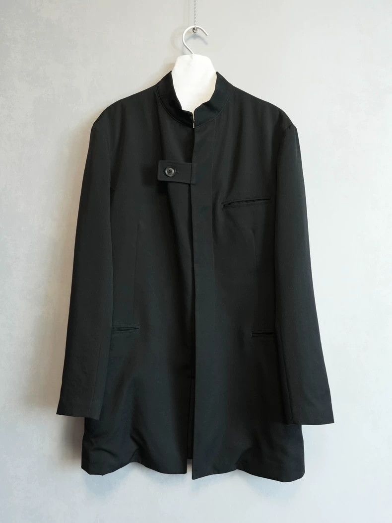 Yohji Yamamoto Yohji Yamamoto18AW hidden-button stand-up collar fleece jac Size US M / EU 48-50 / 2 - 1 Thumbnail