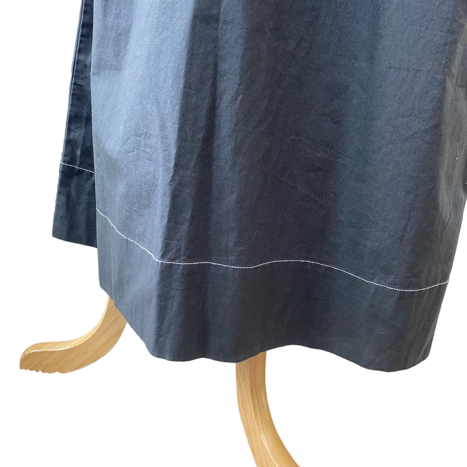 Kowtow KOWTOW Belted Scoop Neck Sleeveless Maxi Dress Gray Medium Size M / US 6-8 / IT 42-44 - 4 Thumbnail