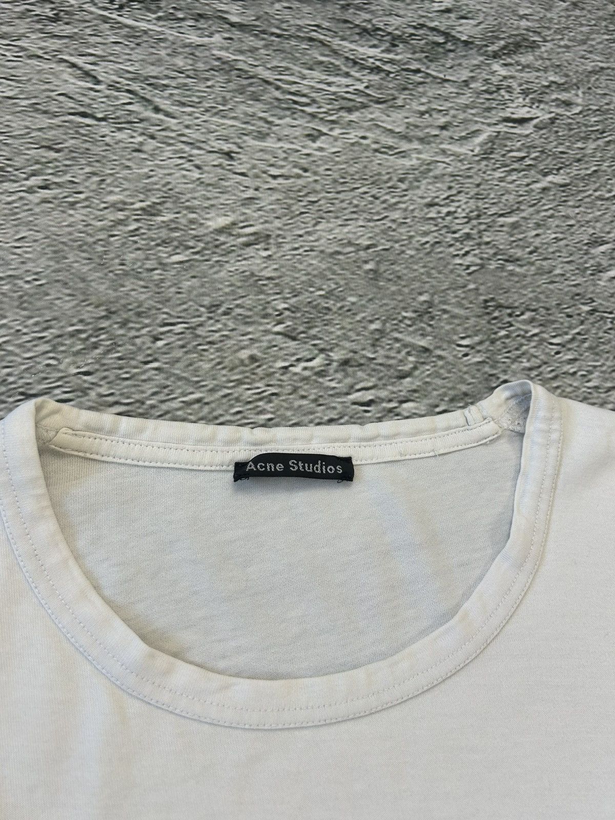 Acne Studios Acne Studios t-shirt nash face white Size US M / EU 48-50 / 2 - 2 Thumbnail