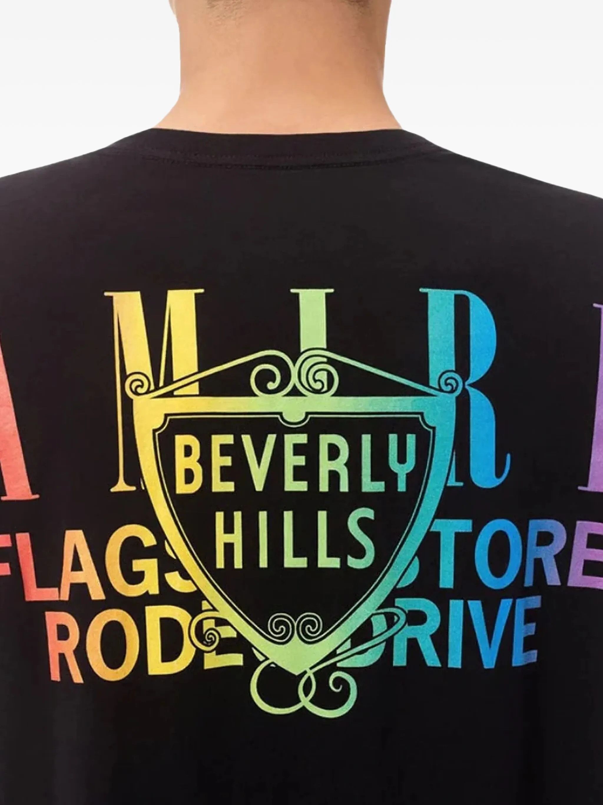 Amiri o1s1wg111025 XO Beverly Hills T-Shirt in Black Size US L / EU 52-54 / 3 - 3 Thumbnail