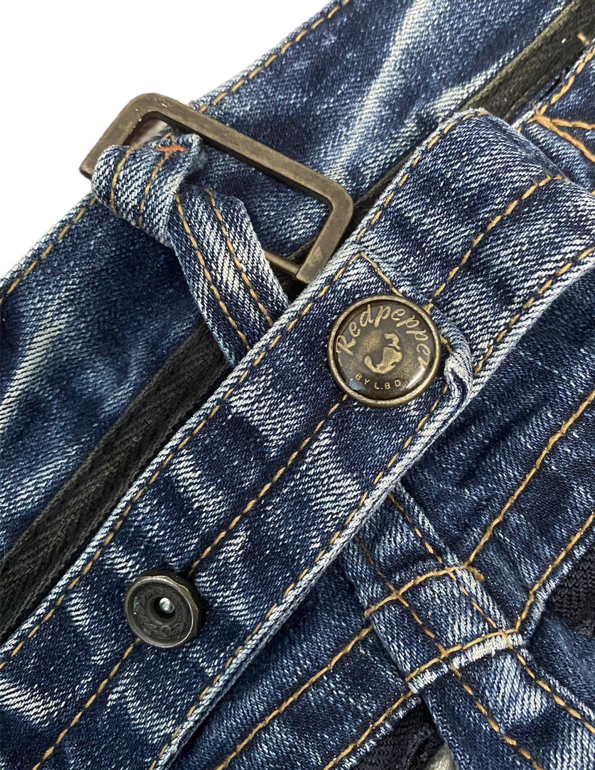 Hysteric Glamour Flare Jeans Red Pepper Japanese Brand Boot Cut Denim Pants Size US 31 - 9 Thumbnail
