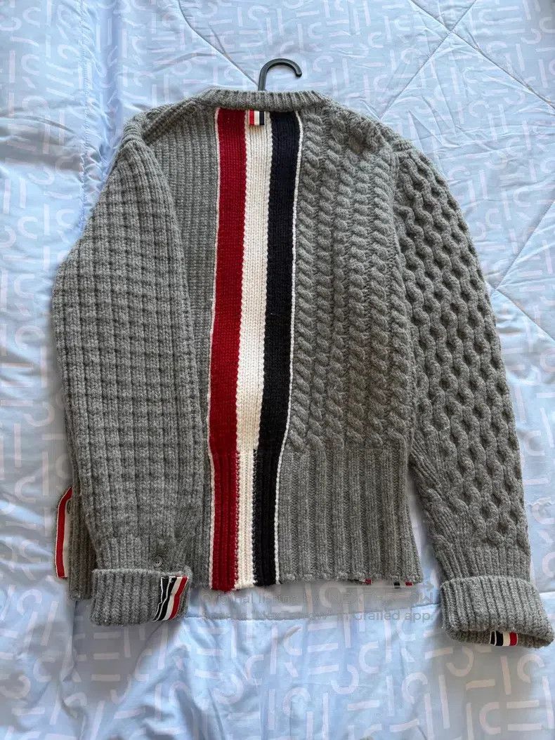 Thom Browne Thom Browne Striped Wool Sweater Size US S / EU 44-46 / 1 - 1 Thumbnail