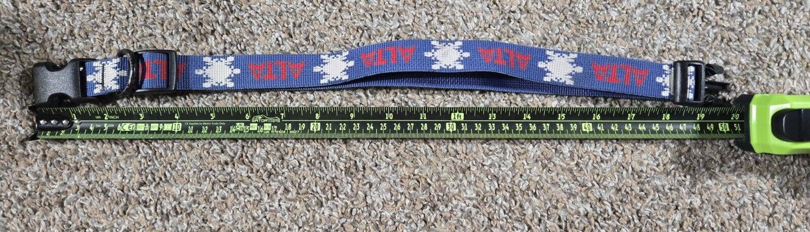 Designer Alta Red, White And Blue Snowflake Dog Collar For XXL Dogs Size ONE SIZE - 7 Thumbnail