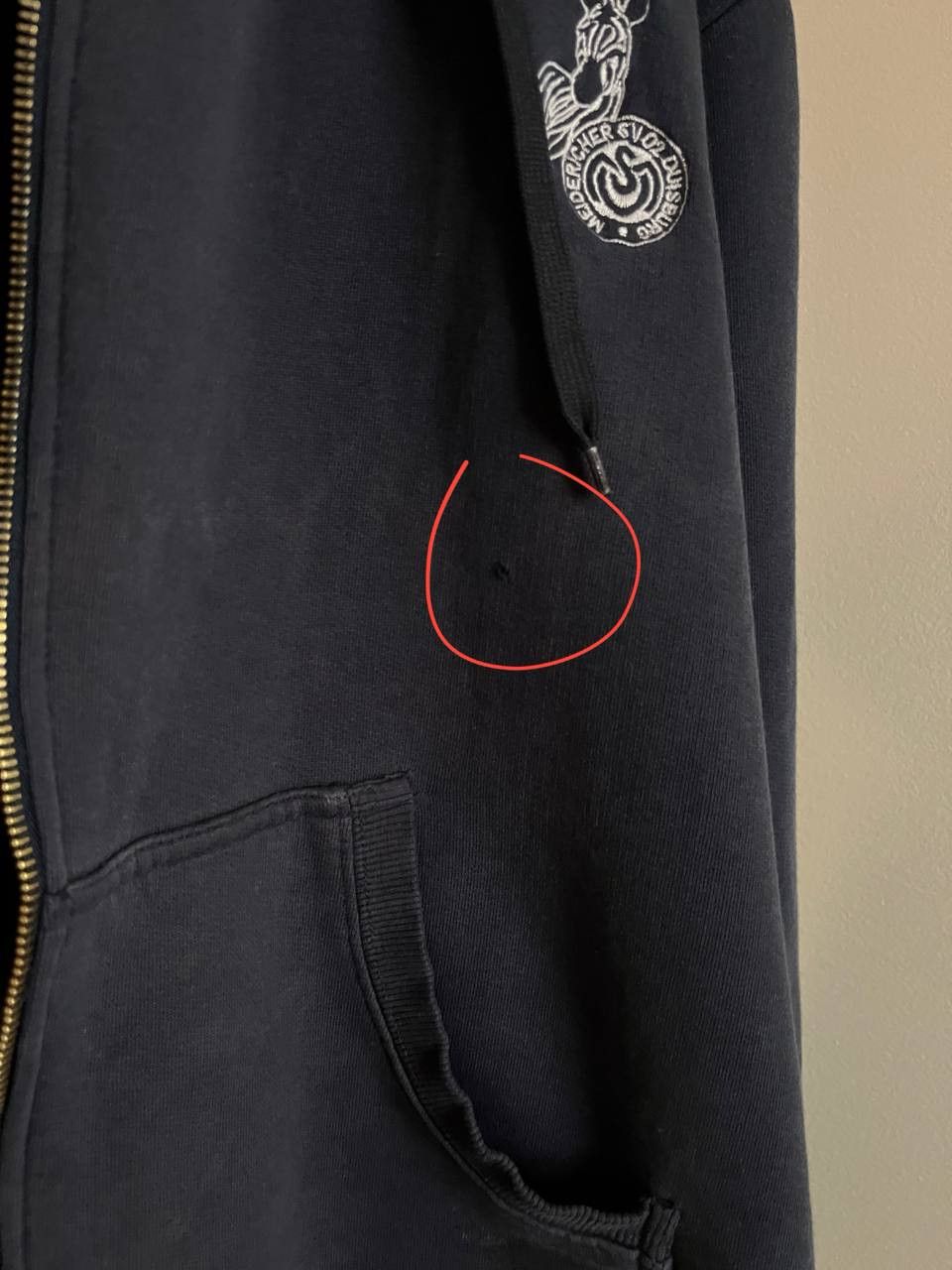 Other Navy Zip-Up Hoodie Size US XL / EU 56 / 4 - 4 Thumbnail