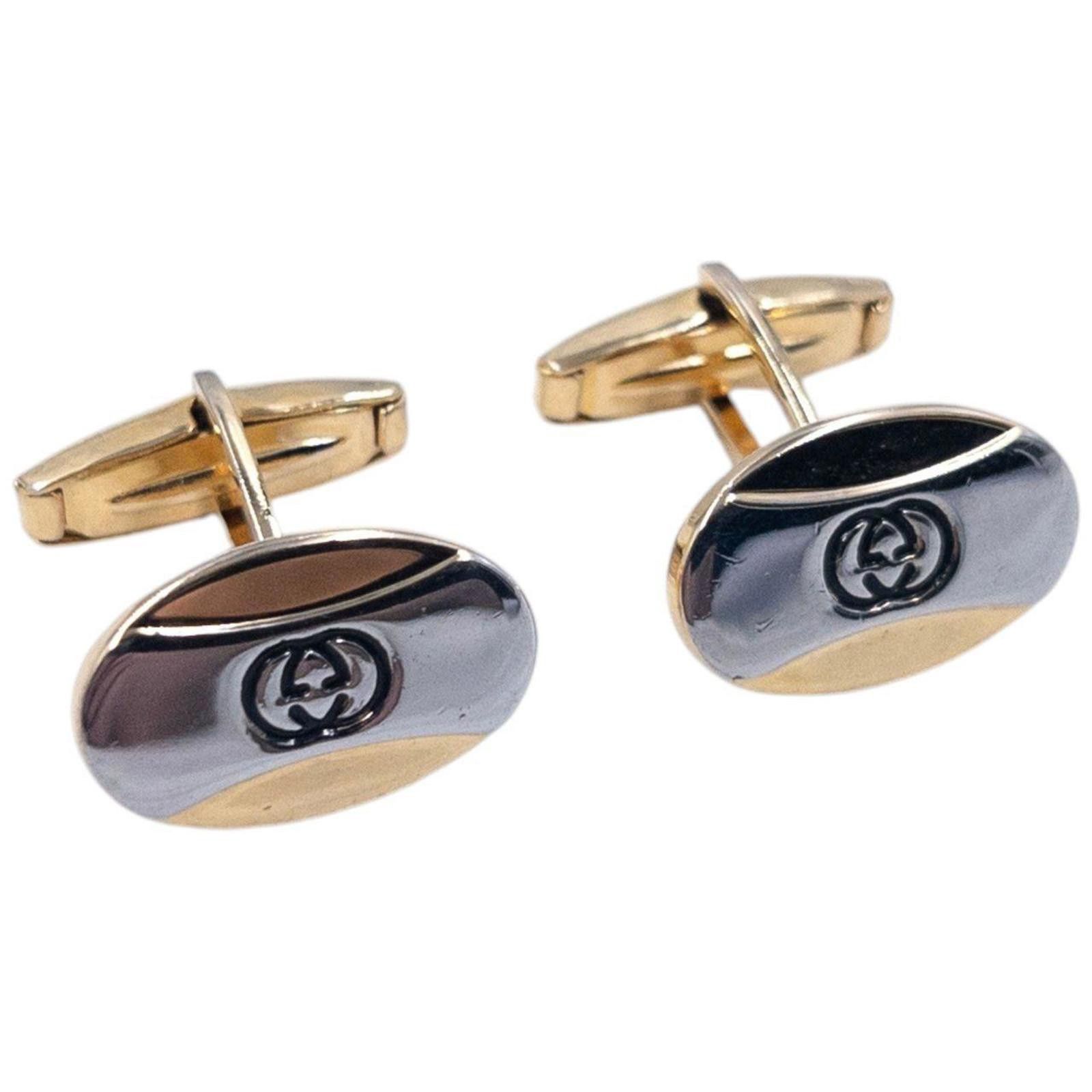 Gucci Vintage Gucci Embossed Cuff Links Size ONE SIZE - 1 Thumbnail