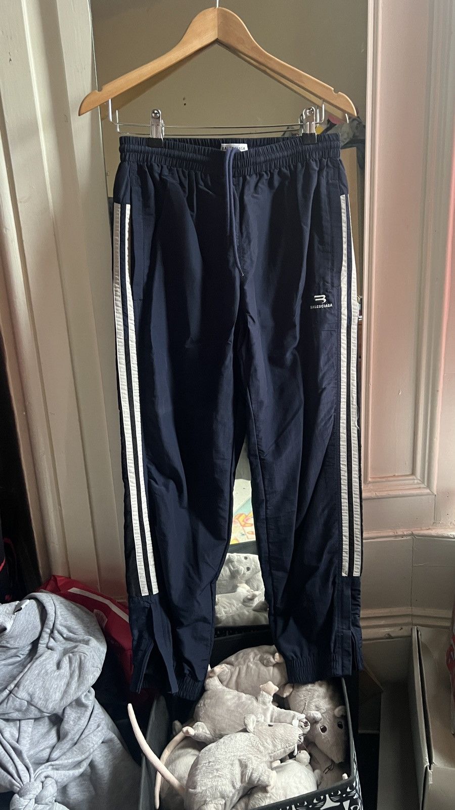 Balenciaga Balenciaga sporty striped pants Size US 30 / EU 46 - 1 Thumbnail