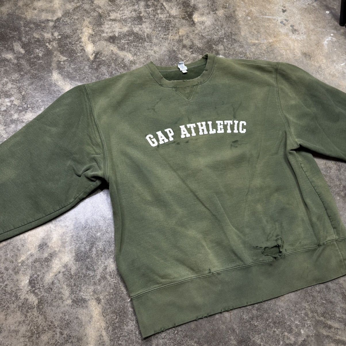 Gap vintage y2k thrashed gap baggy athletic crewneck sweathshirt Size US XL / EU 56 / 4 - 5 Thumbnail