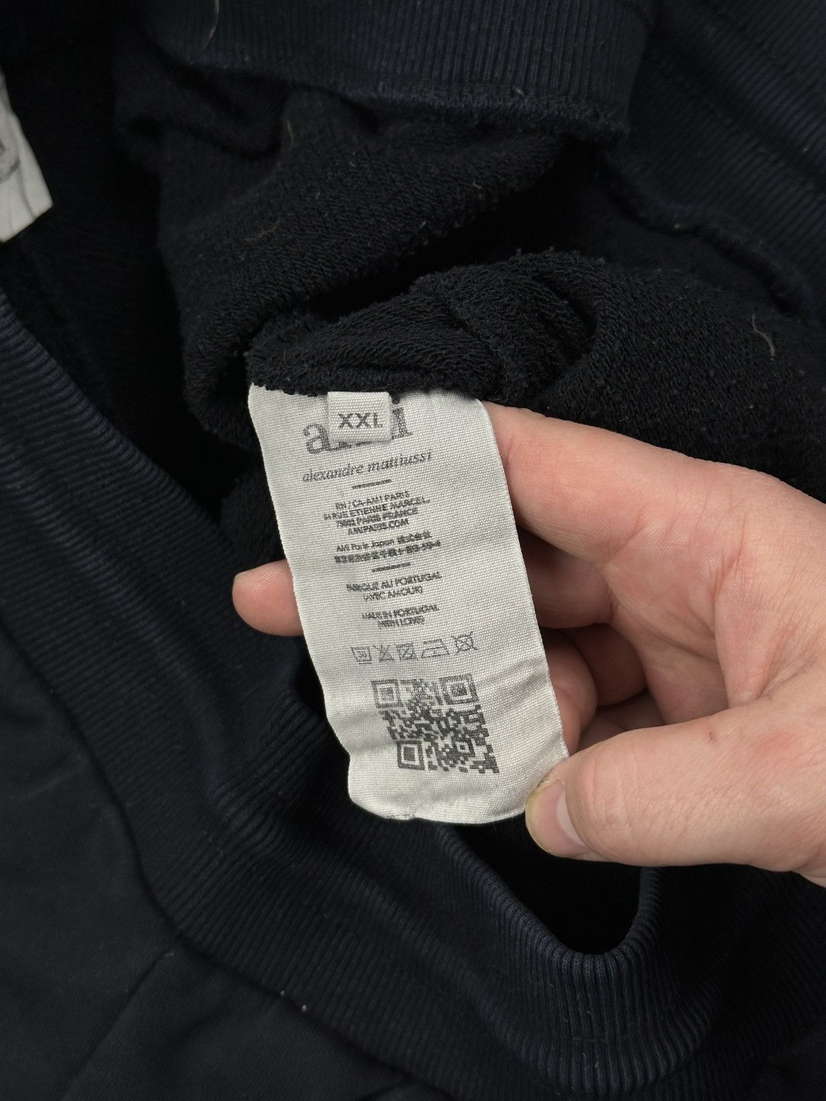 AMI AMI Alexandre Mattiussi Paris Heart Logo Sweatpants Designer Size US 34 / EU 50 - 9 Thumbnail