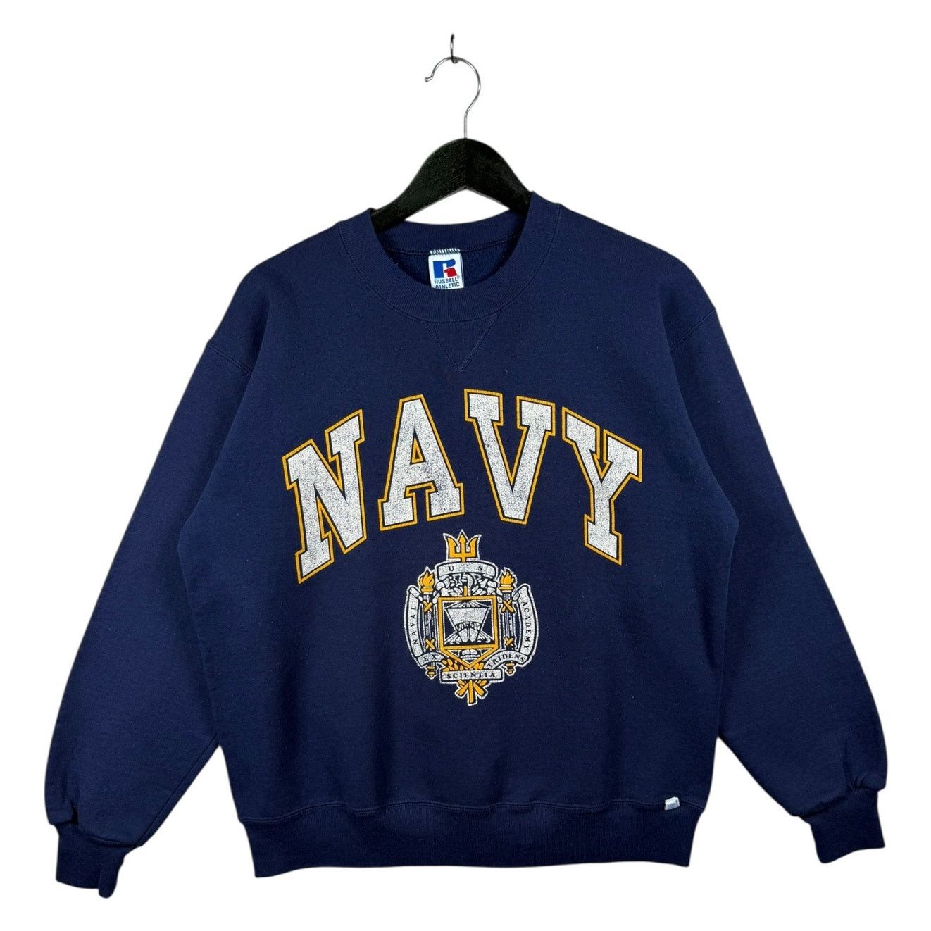 Russell Athletic Vintage US Naval Academy Navy Crewneck Large Size US L / EU 52-54 / 3 - 1 Thumbnail